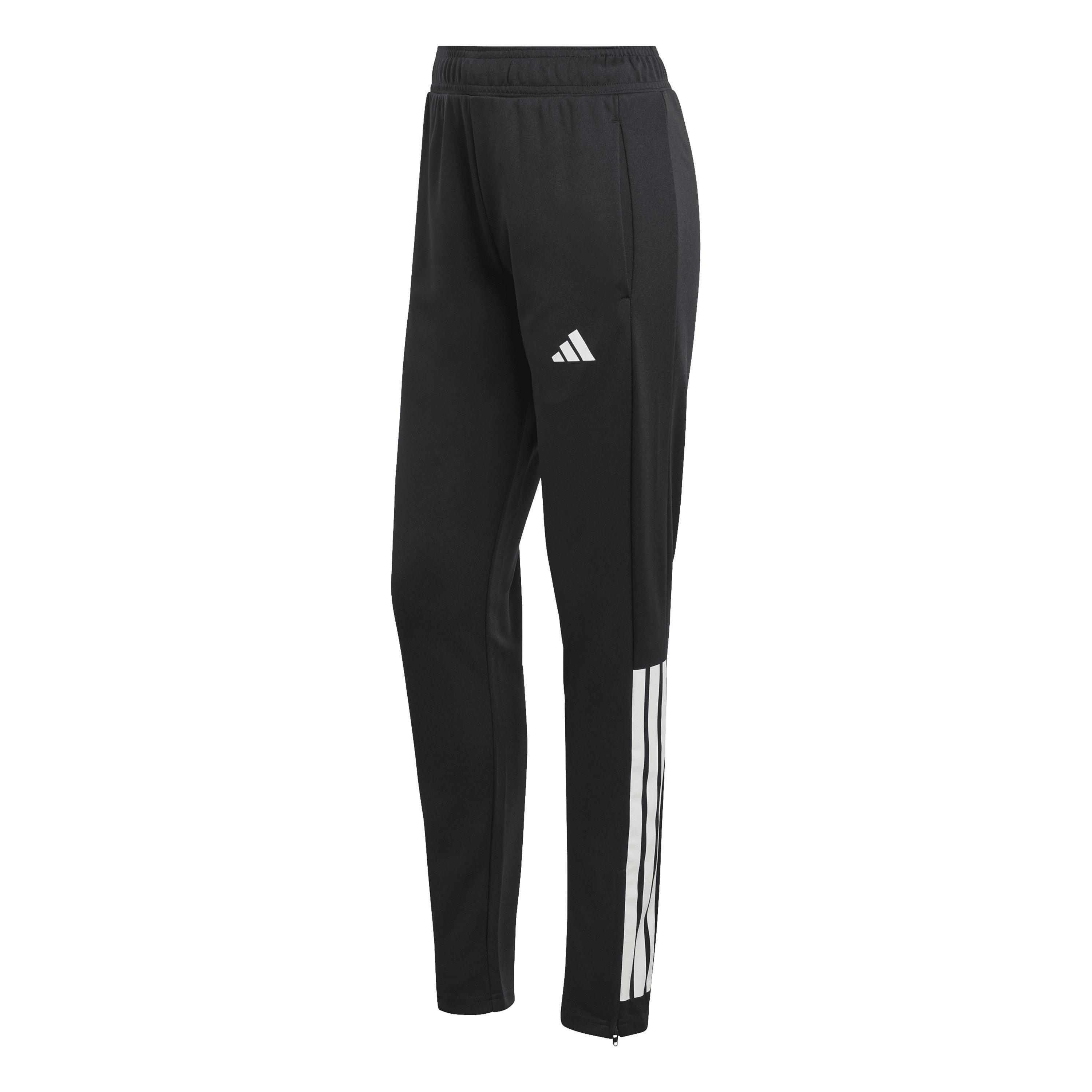 Black/White 09 - adidas - Womens Football Sereno Pants Slim - 1