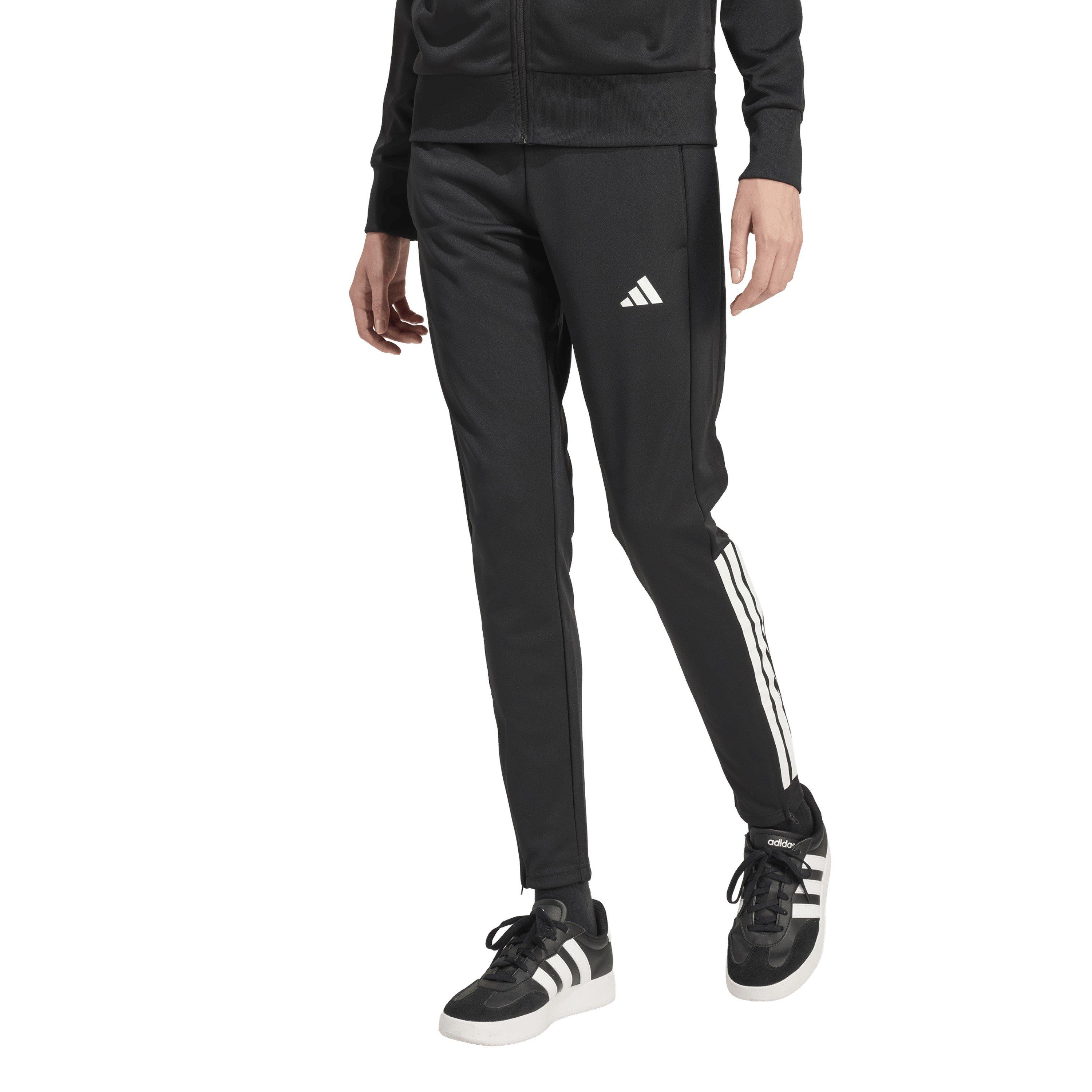 Zwart/Wit - adidas - Womens Football Sereno Pants Slim - 3