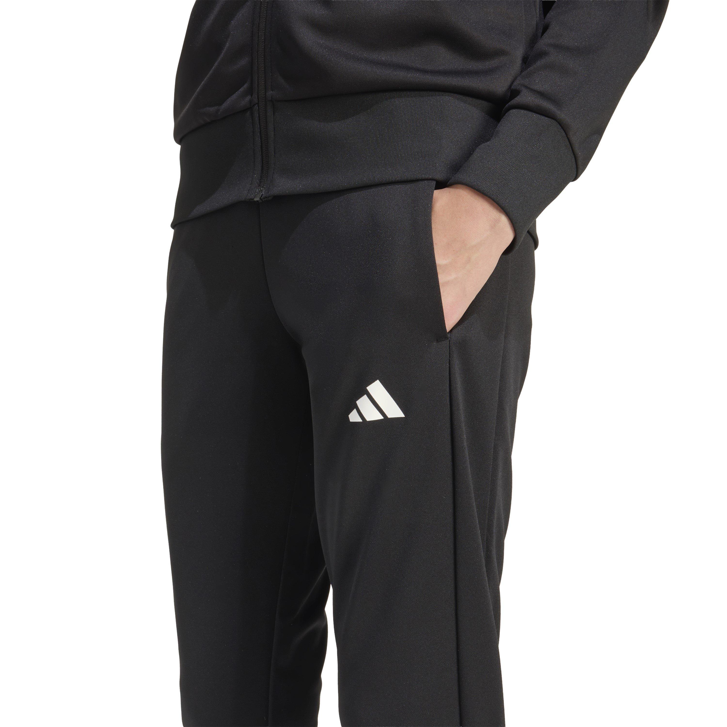 Zwart/Wit - adidas - Womens Football Sereno Pants Slim - 5