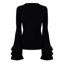 Valentino Maglia Ruffled Curls Knit