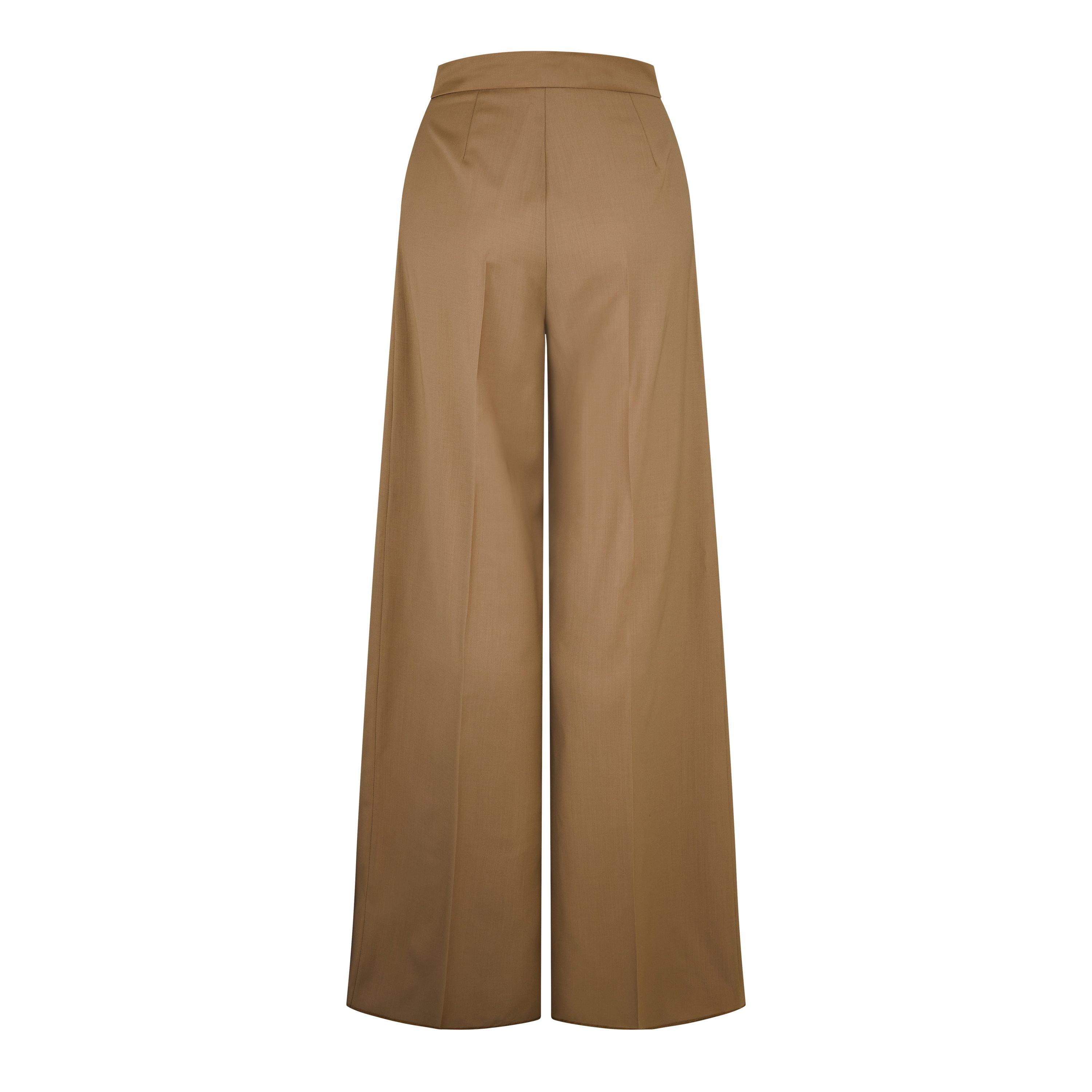Camel - Max Mara - Rimini Wool Trousers - 6