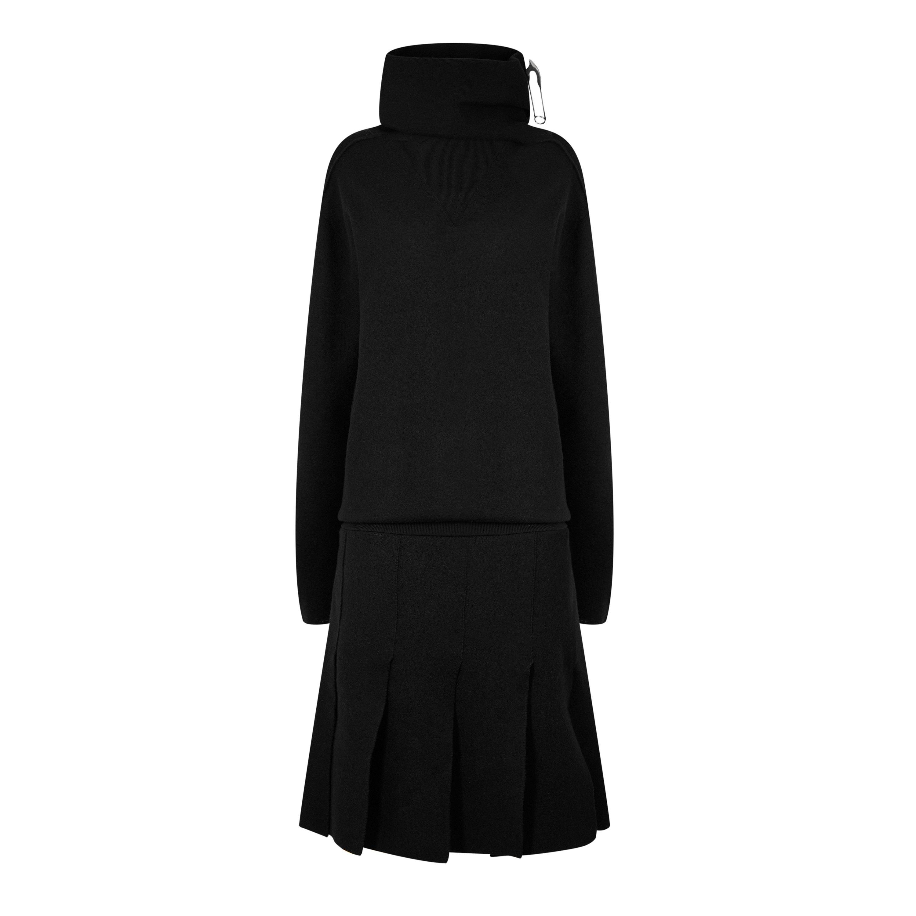 Black - Burberry - Women's Jumper Dress - 7