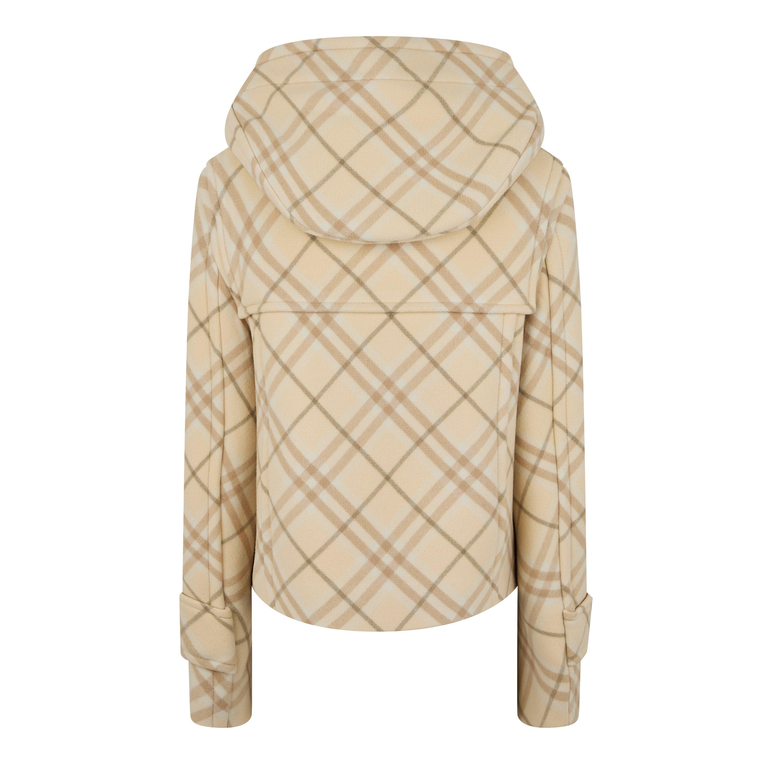 Candle - Burberry - Women's Check Toggle Hood Duffle Coat - 2