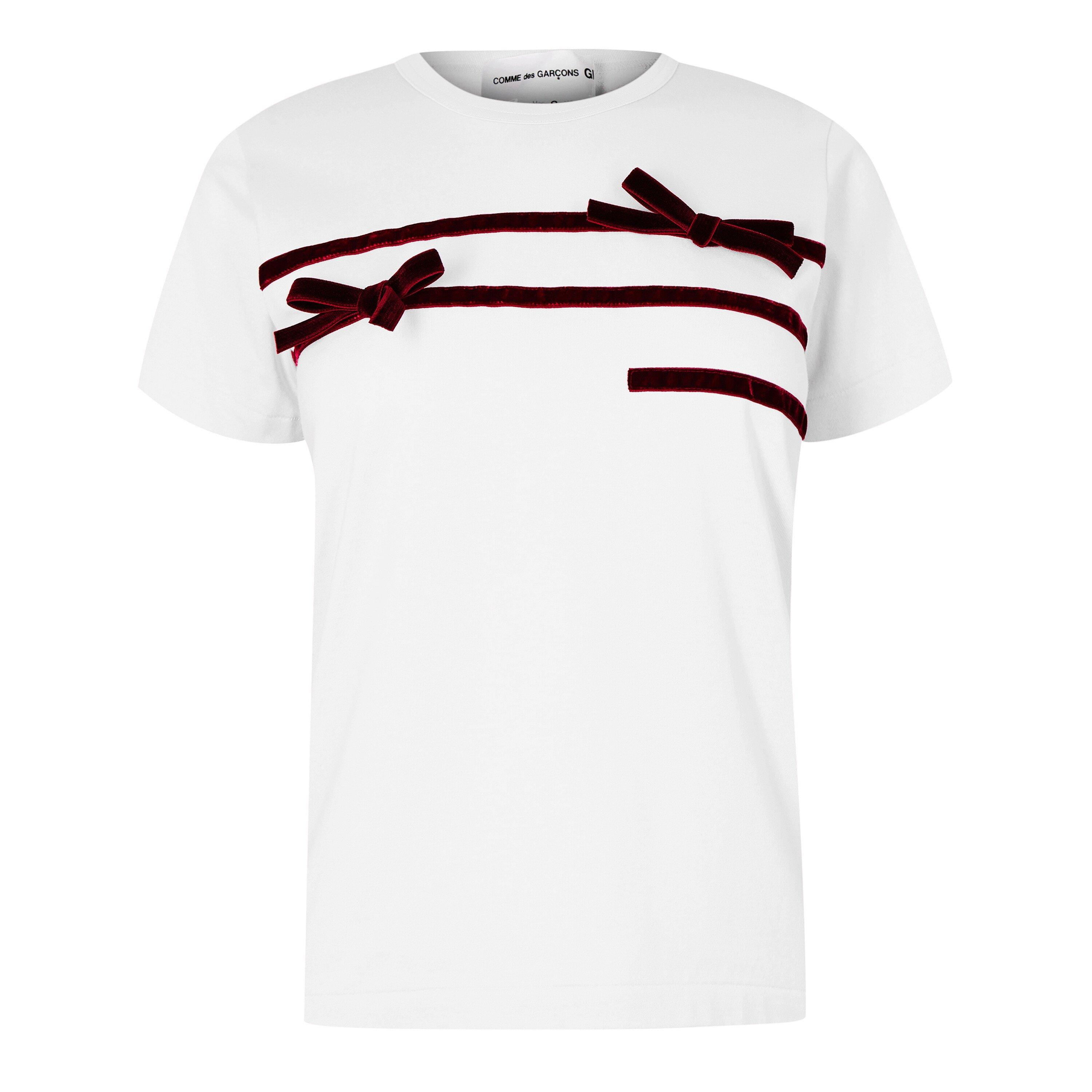Comme des Garcons Girl | Women's Bow Regular Fit T-Shirt | Regular