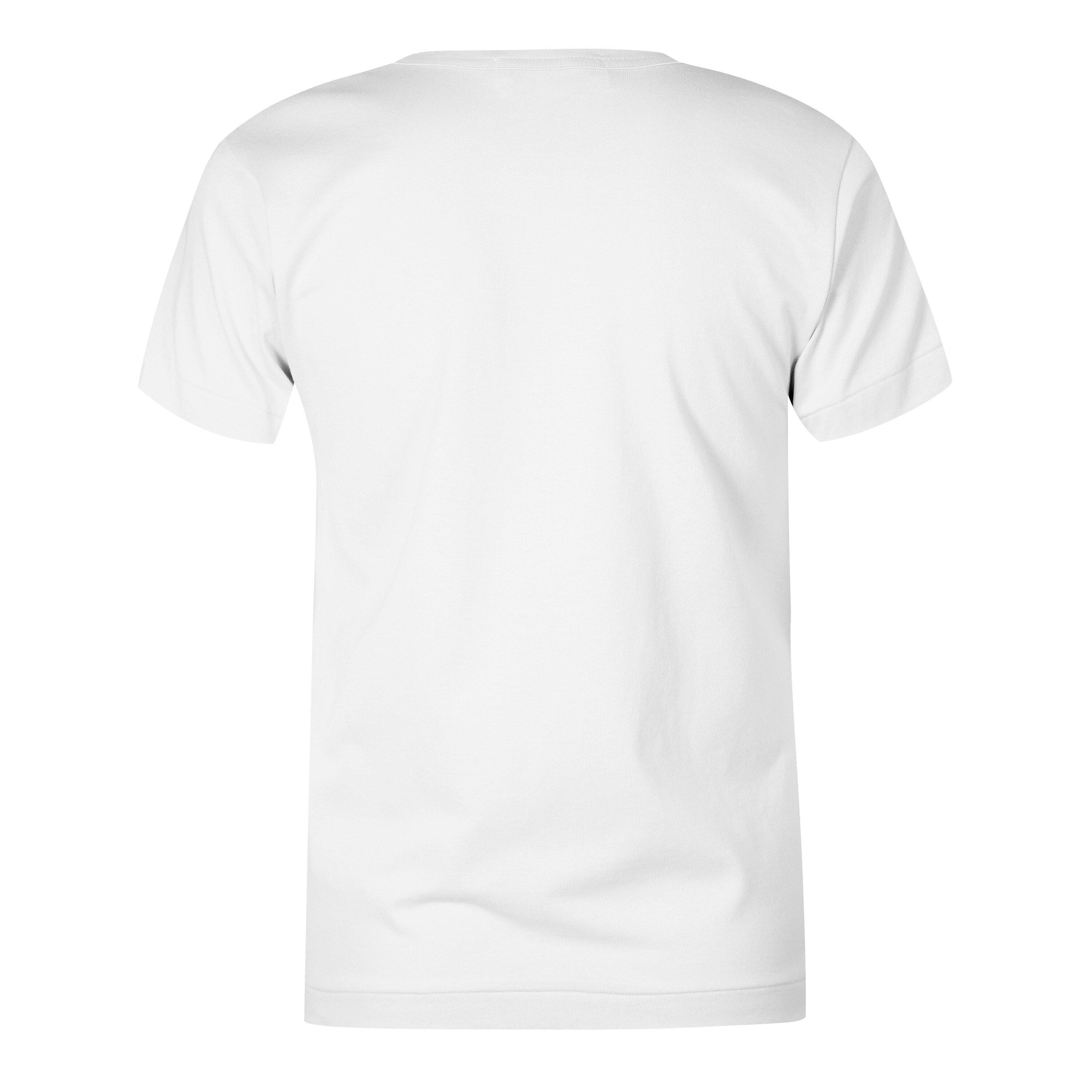 White/Burgundy - Comme des Garcons Girl - Women's Bow Regular Fit T-Shirt - 6