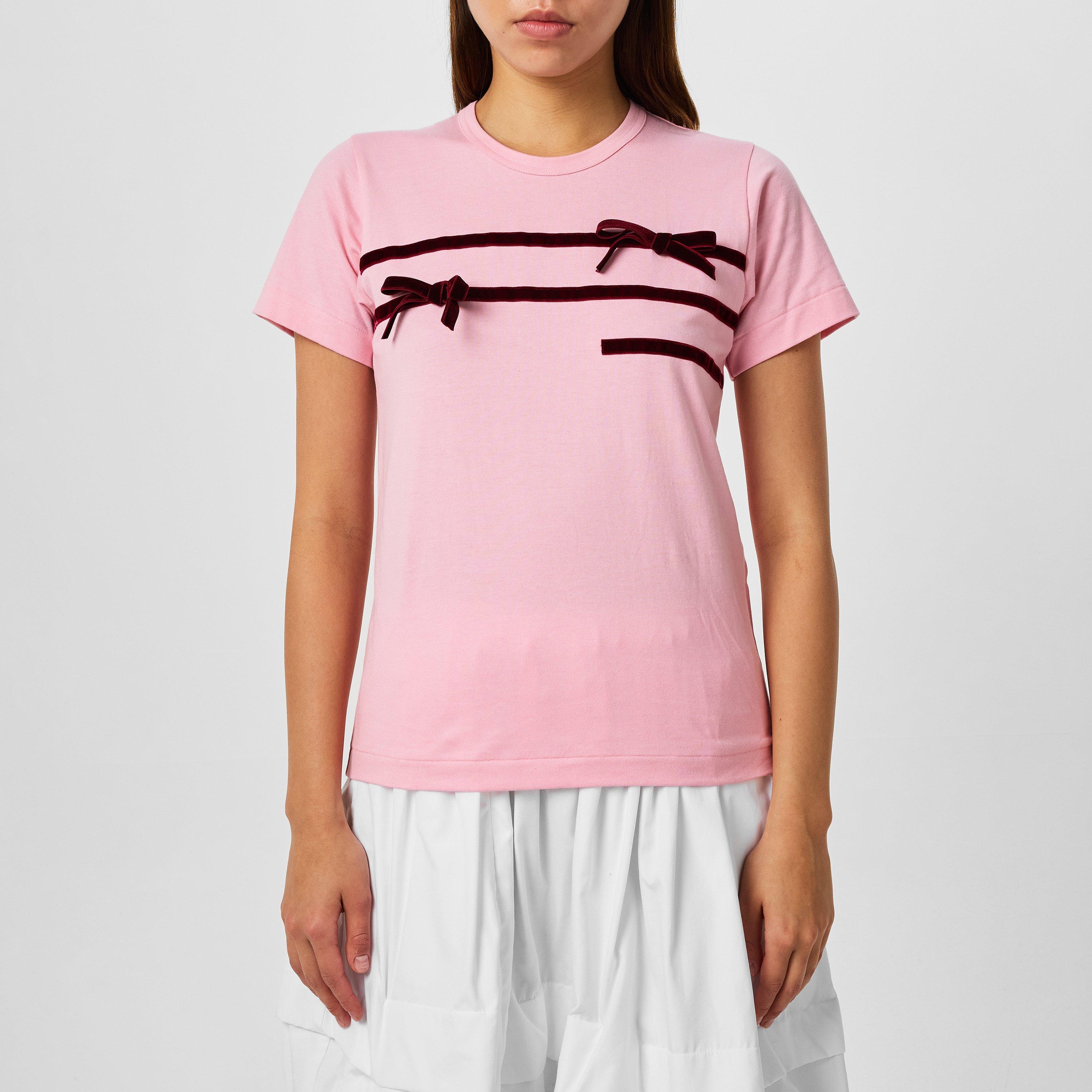 COMME des GARÇONS GIRL リボンTシャツ 希少 21SS COMME des GARÇONS GIRL リボンTシャツ 希少 21SS