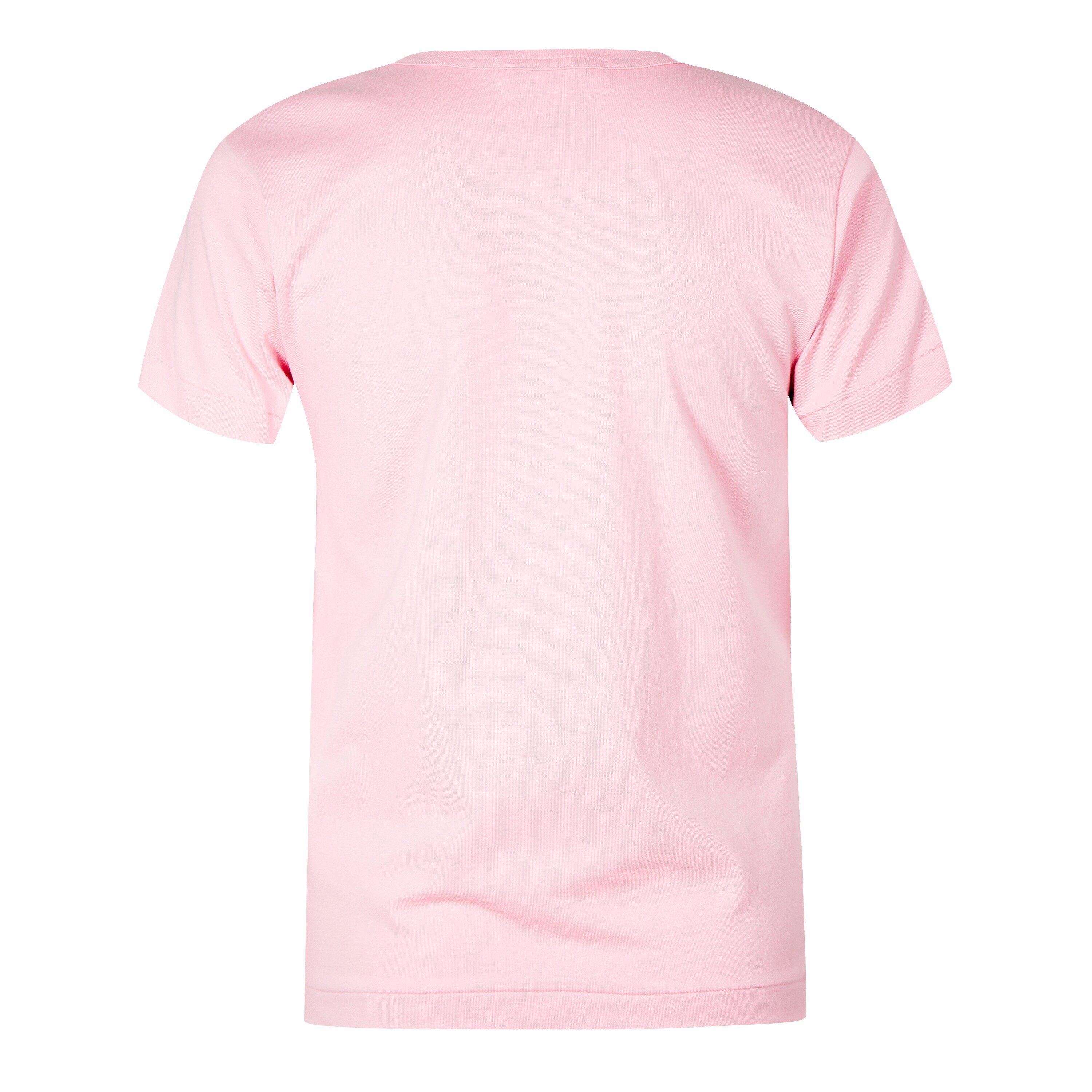 Pink/Burgundy - Comme des Garcons Girl - Women's Bow Regular Fit T-Shirt - 6