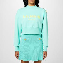 Balmain Cropped Sweater