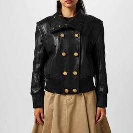 Balmain Lambskin Bomber Jacket