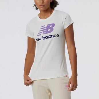 New Balance Essentials Stacked Logo Womens T Shirt