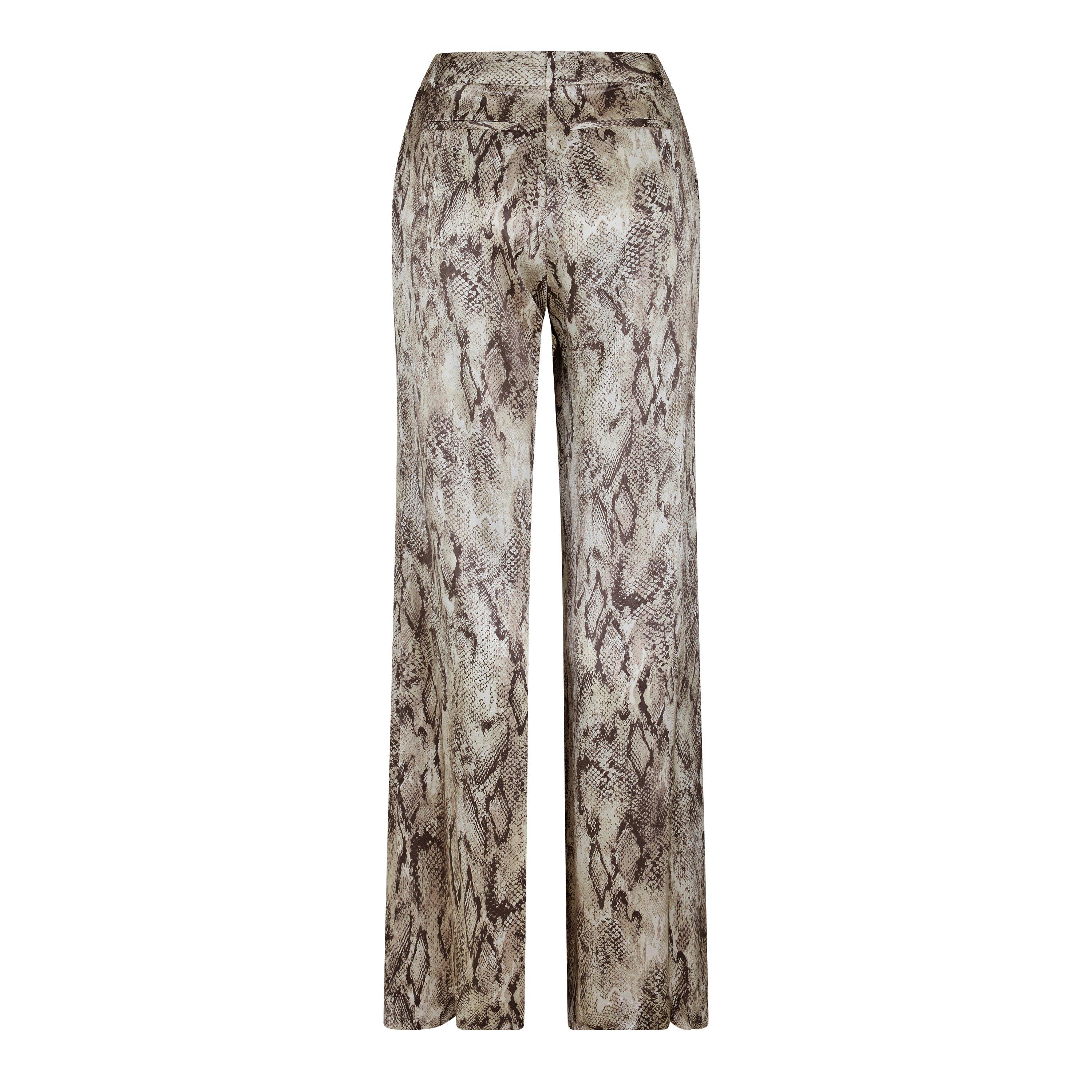 Tan Snake - LAgence - Women's Pilar Wide Leg Trousers - 6