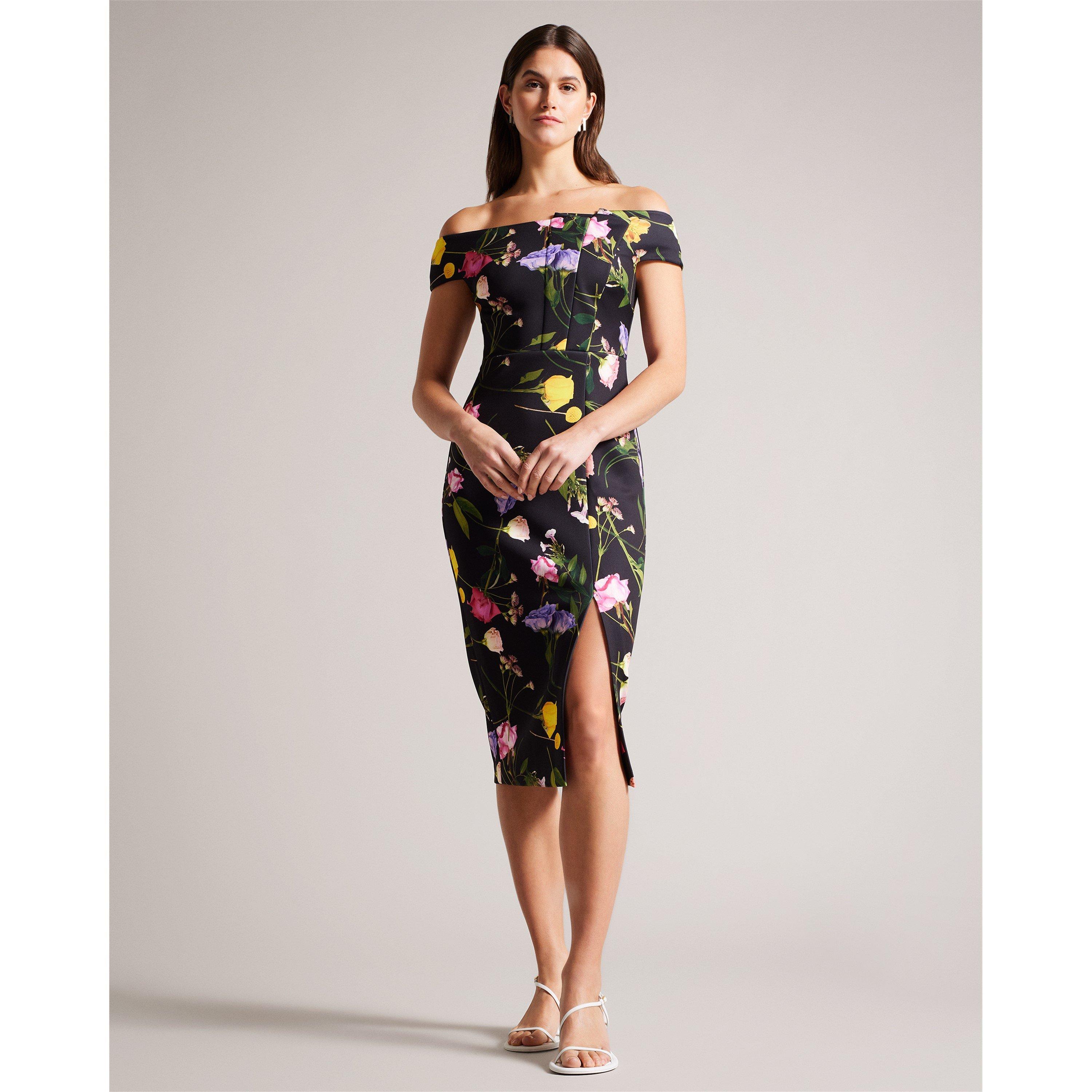 Black - Ted Baker - Women's Loveina Bodycon Dress - 1