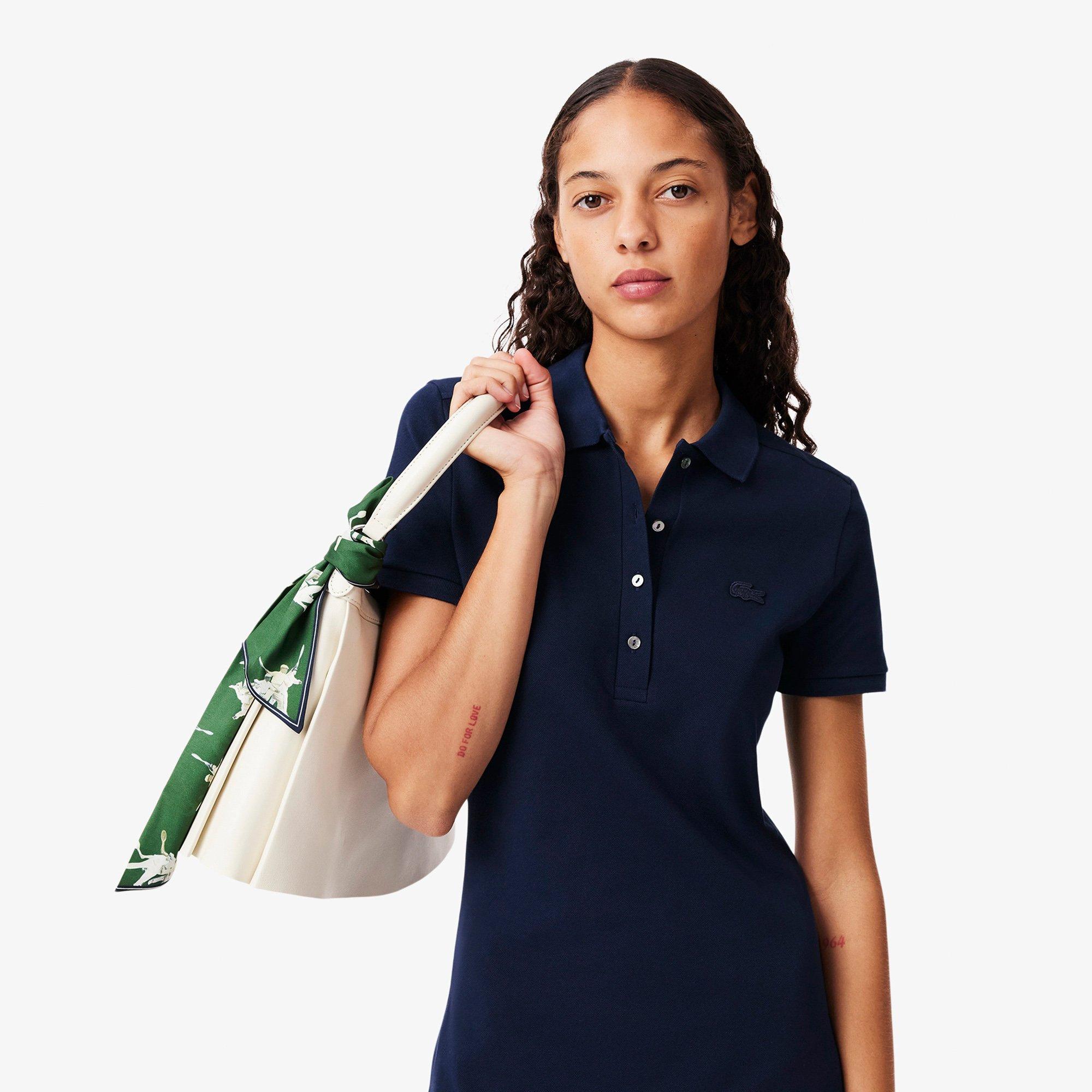 NAVY BLUE - Lacoste - Lacoste Slim Fit Stretch Piqué Polo Dress - 4