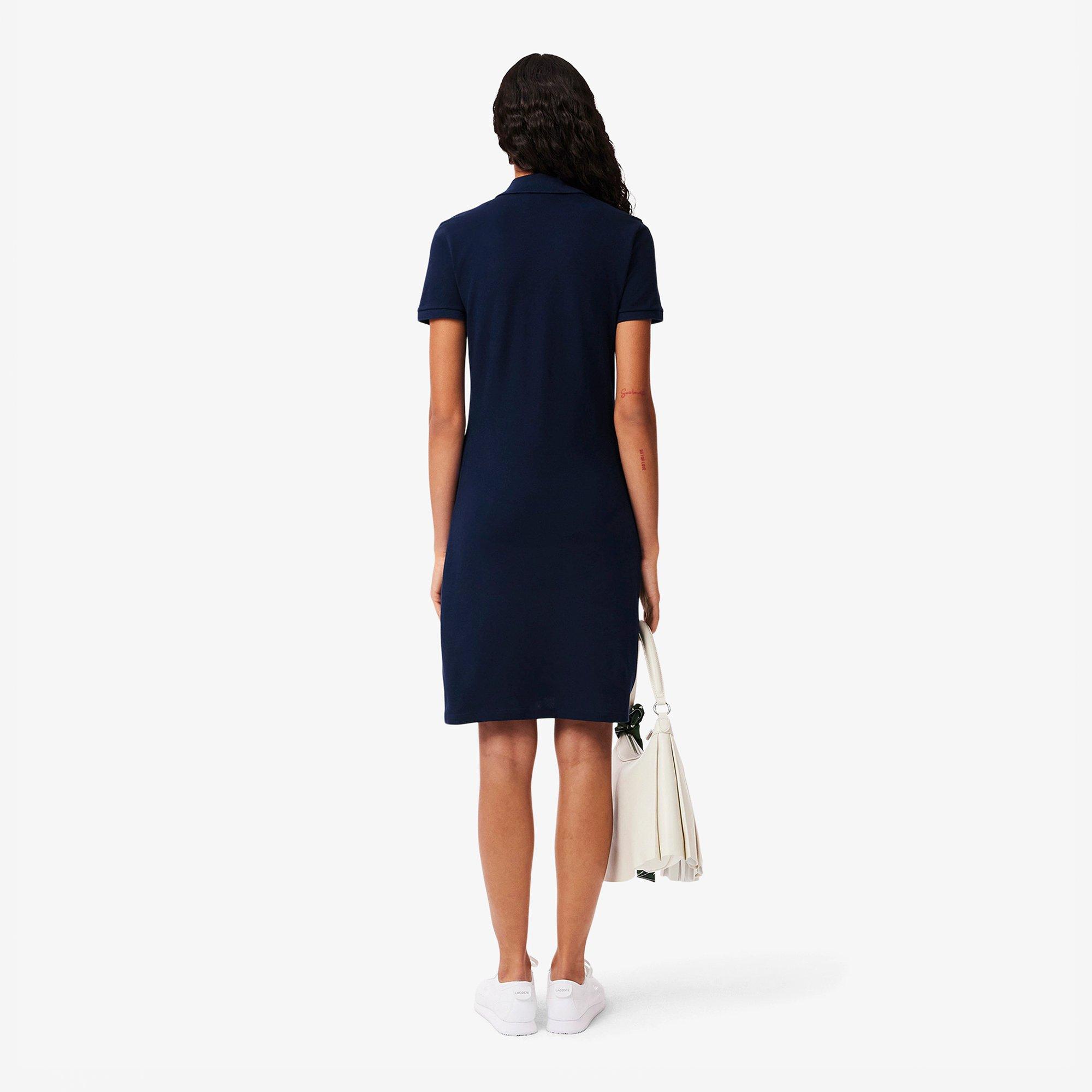 NAVY BLUE - Lacoste - Lacoste Slim Fit Stretch Piqué Polo Dress - 6