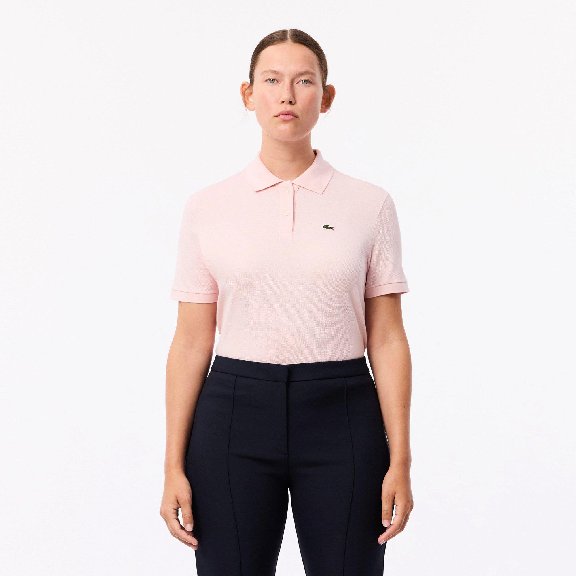 LIGHT PINK - Lacoste - Regular Fit Supple Piqué Polo Shirt - 7