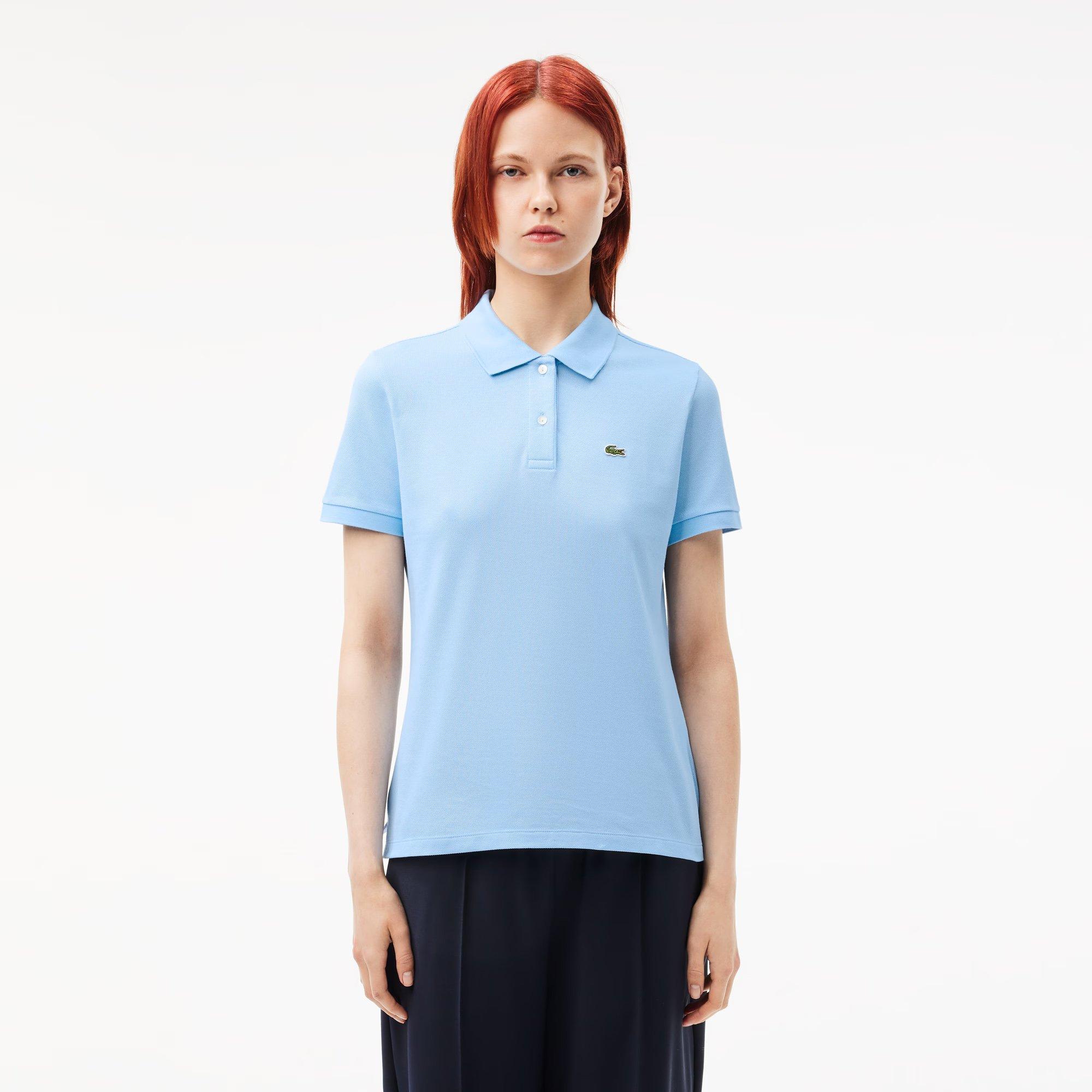 Blue - Lacoste - Regular Fit Supple Piqué Polo Shirt - 5
