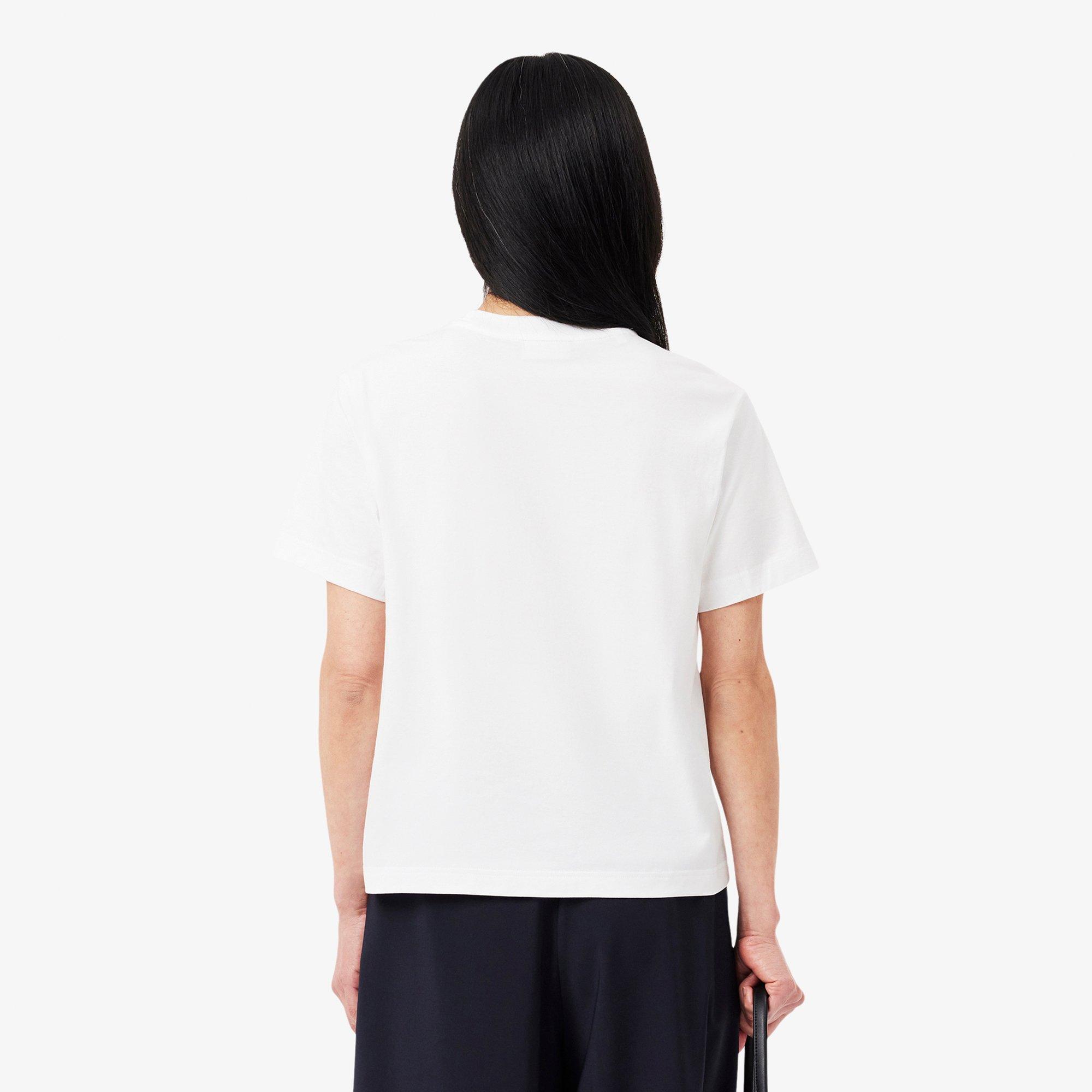 WHITE - Lacoste - Fit T-Shirt - 5