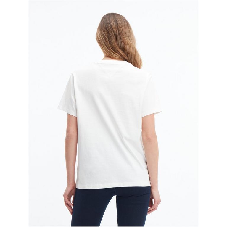 Écru - Tommy Jeans - back print logo T-shirt - 3