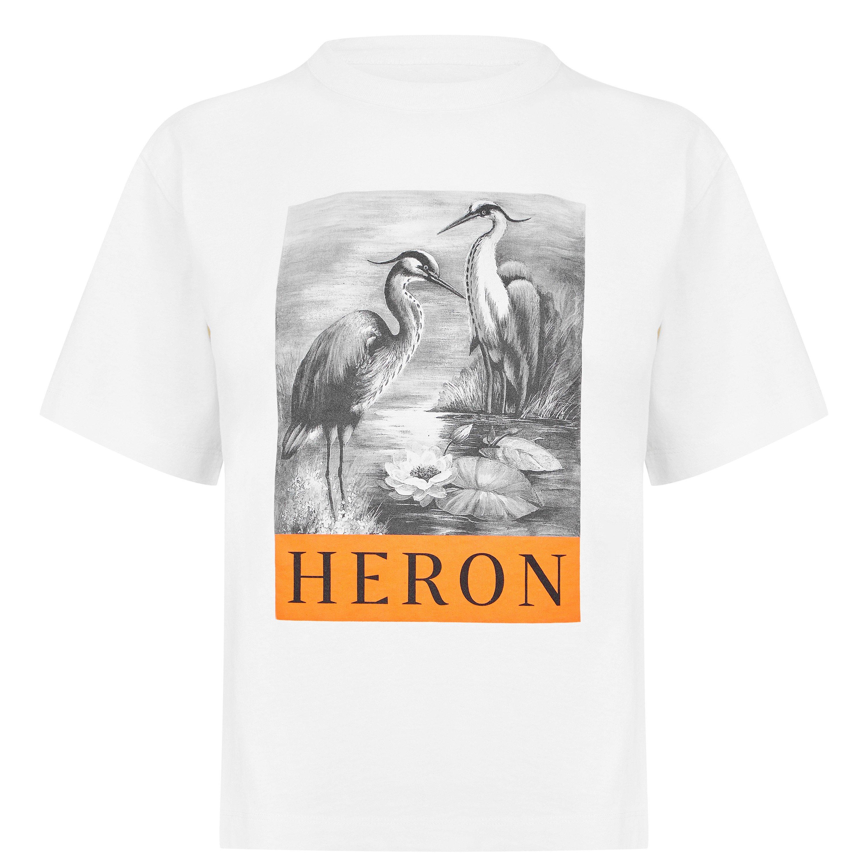 Wht 0110 - Heron Preston - Heron Print T-Shirt - 5