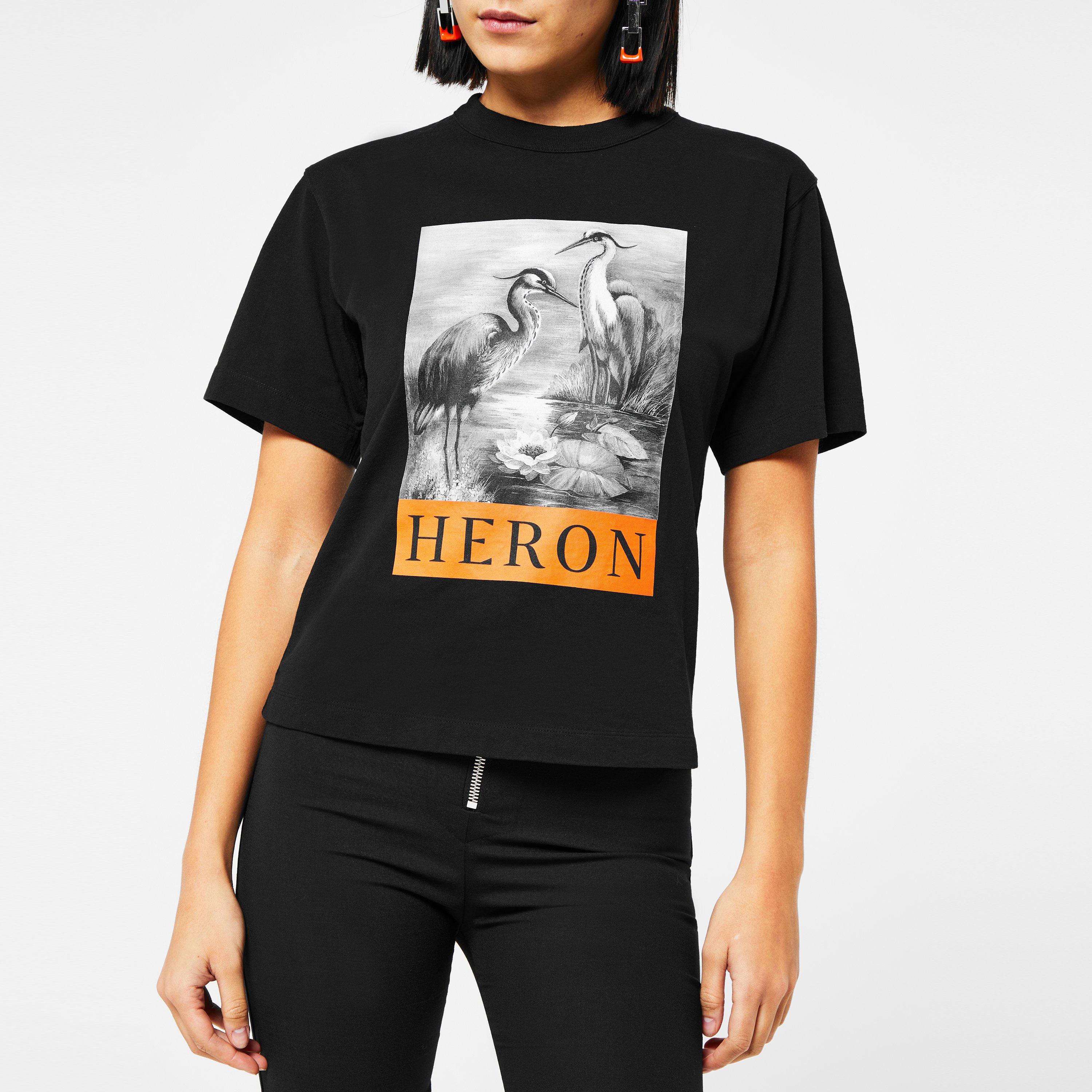 Herons Graphic Print Tシャツ Heron Preston Full Frontal Embroided Heron Multi-Colors Over