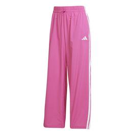 adidas Essentials 3 Stripes Lifestyle Woven Parachute Tracksuit Bottoms Womens