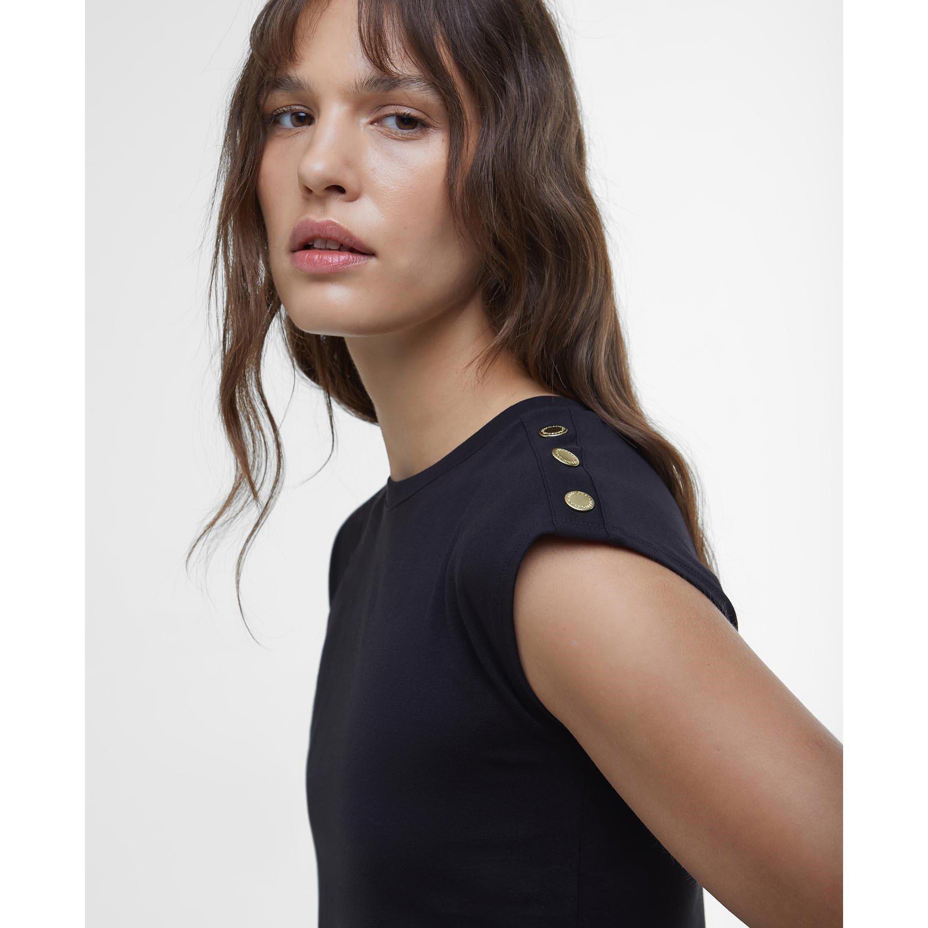 Black - Barbour International - Priya Slim Fit T-Shirt - 4