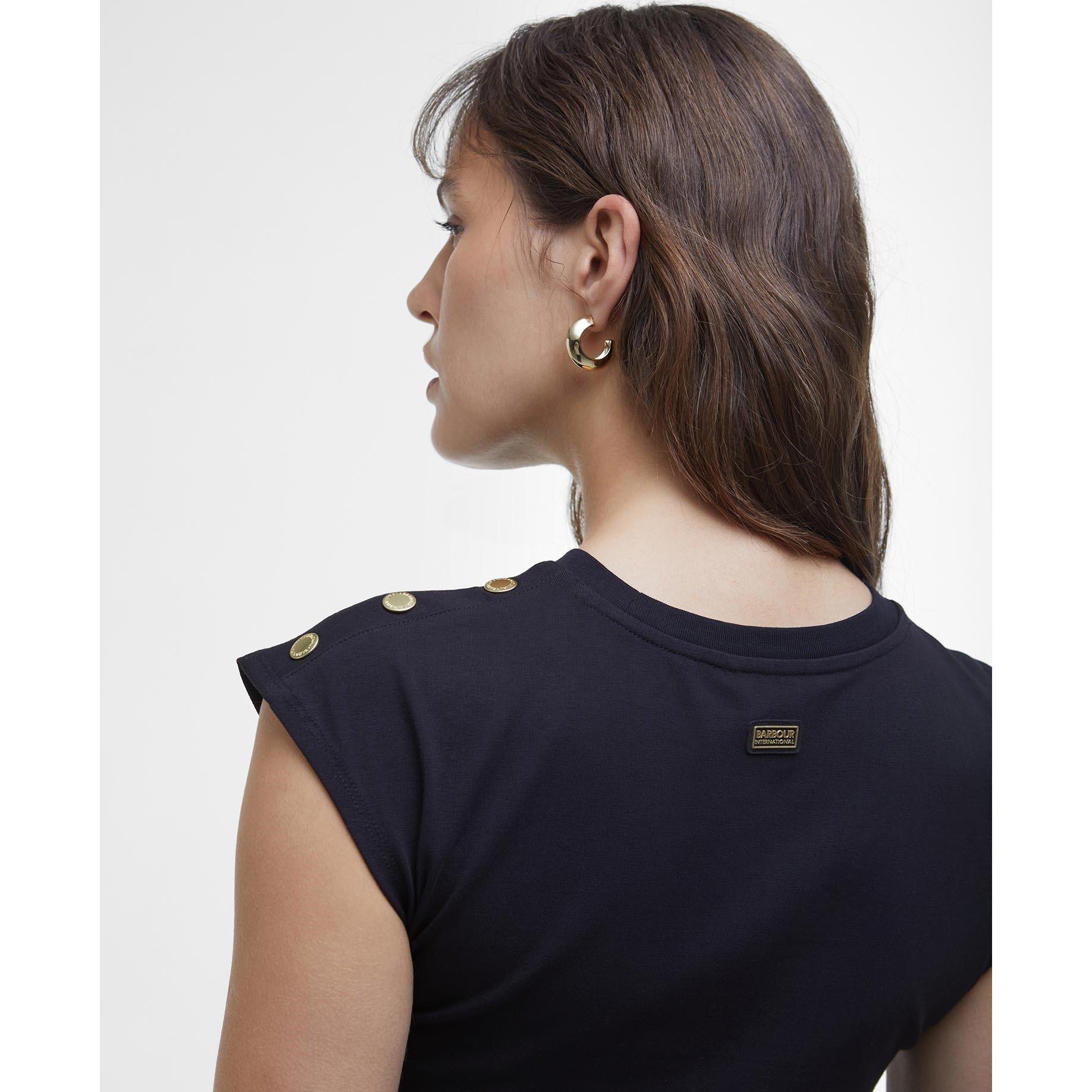 Black - Barbour International - Priya Slim Fit T-Shirt - 5