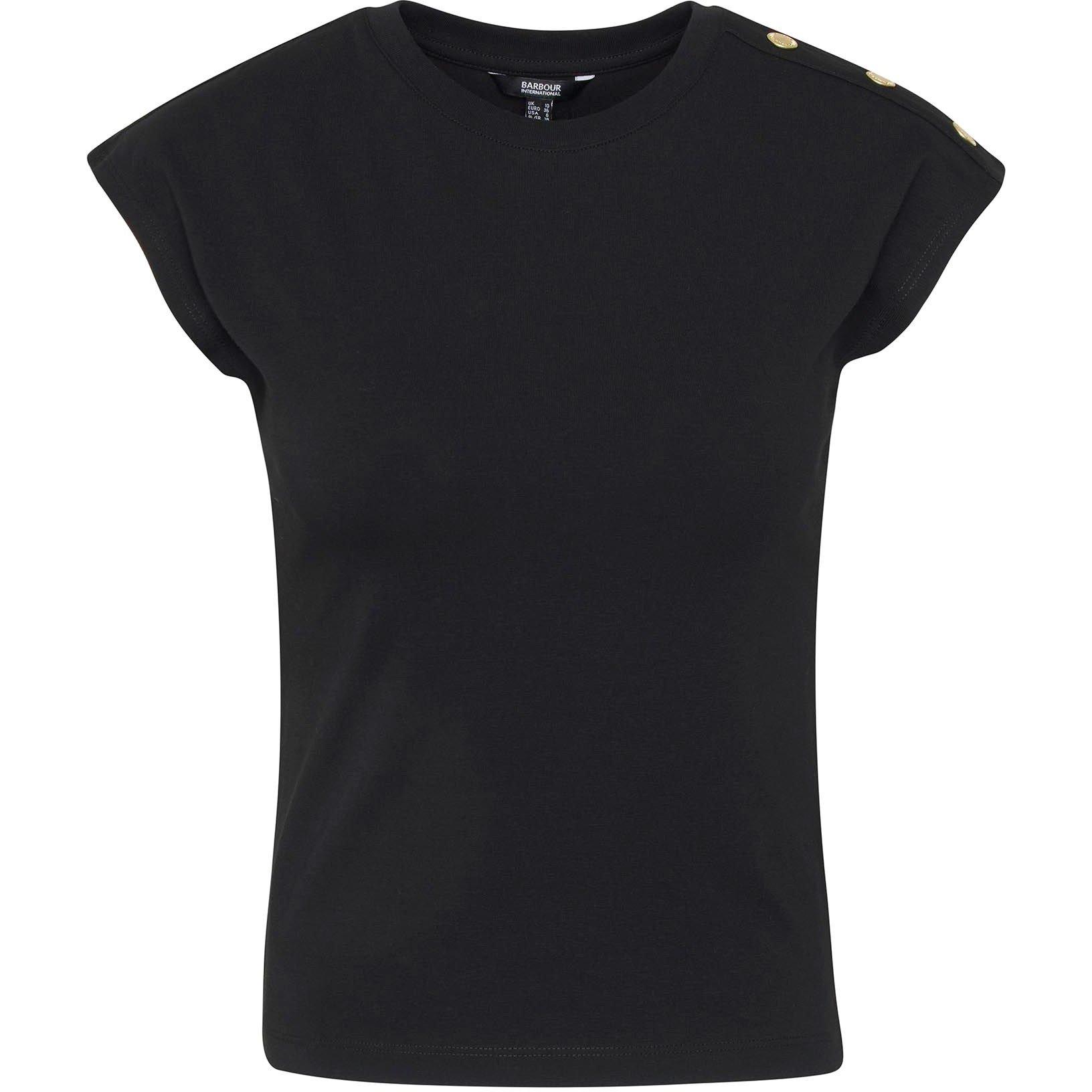 Black - Barbour International - Priya Slim Fit T-Shirt - 6