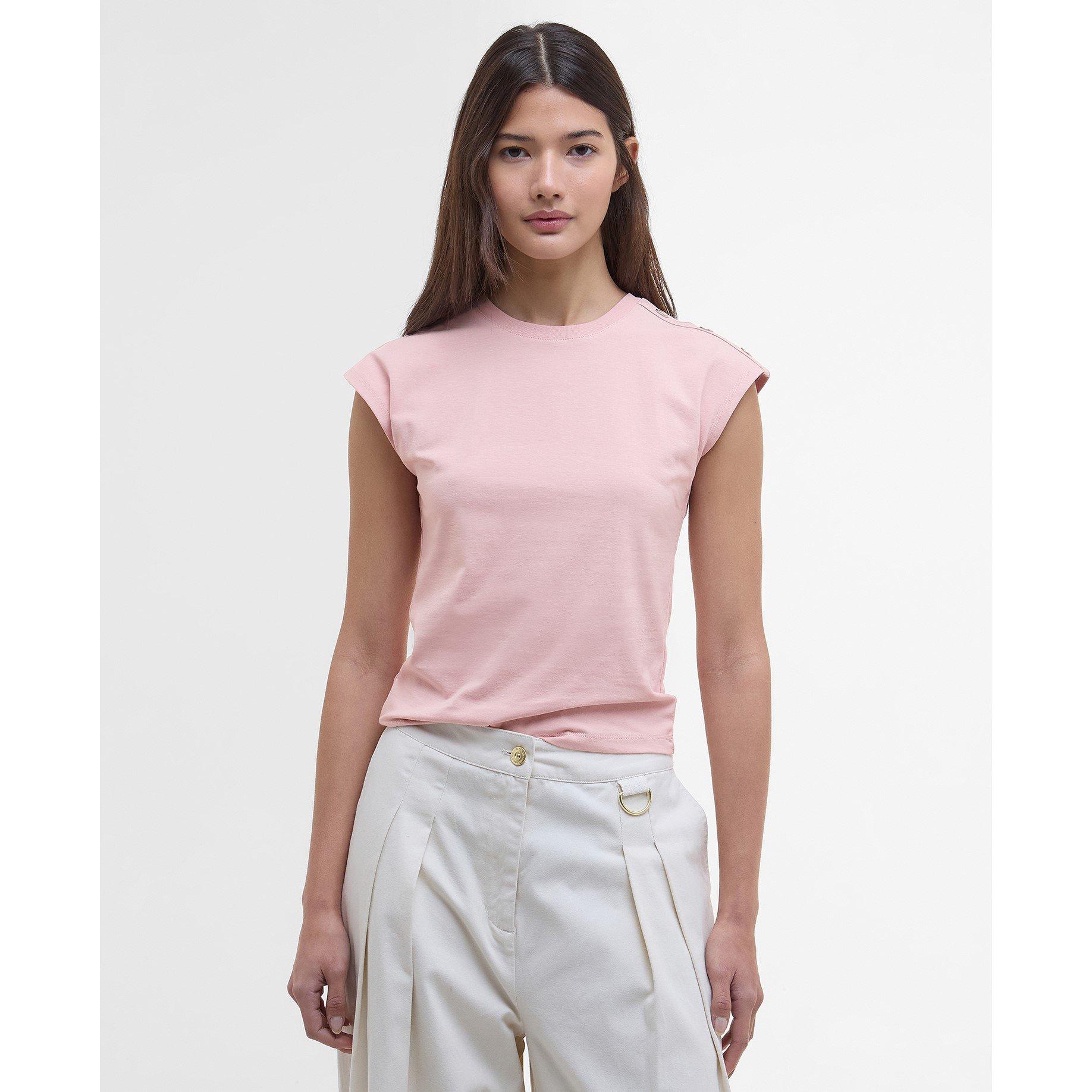 Barbour International Women's Priya Slim Fit T-Shirt - Pink Muave - 14 (L)