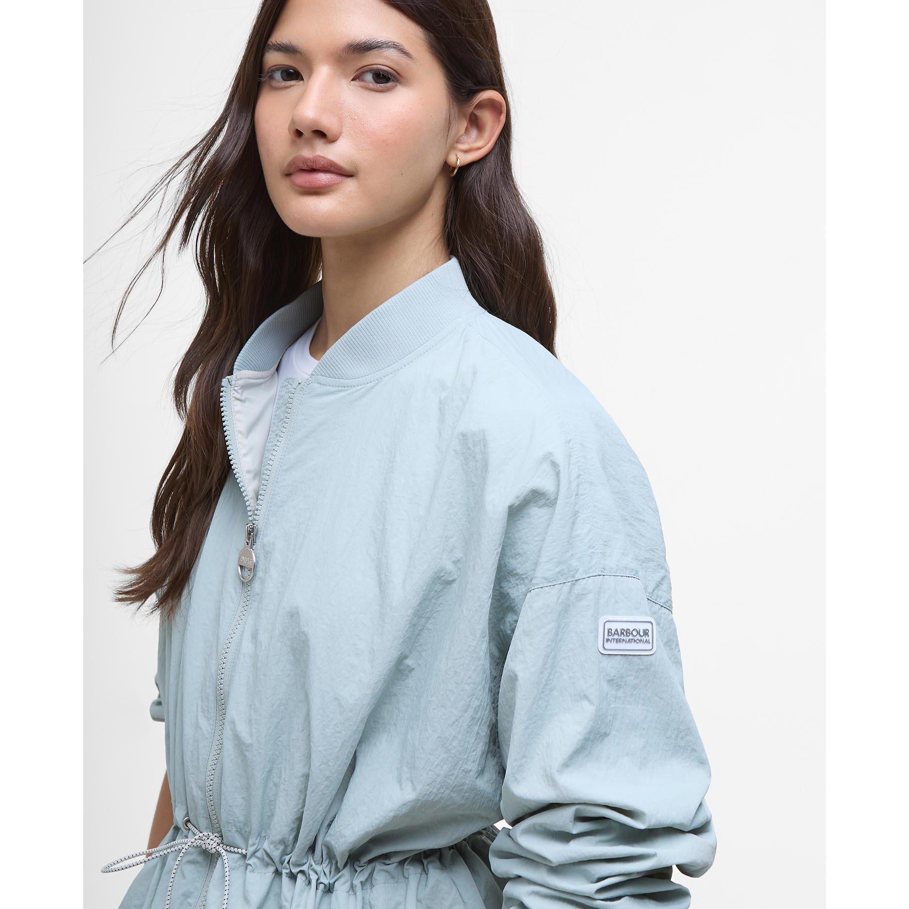 Light Blue/Brch - Barbour International - Women's Nova Lightweight Long Sleeve Parka - 6