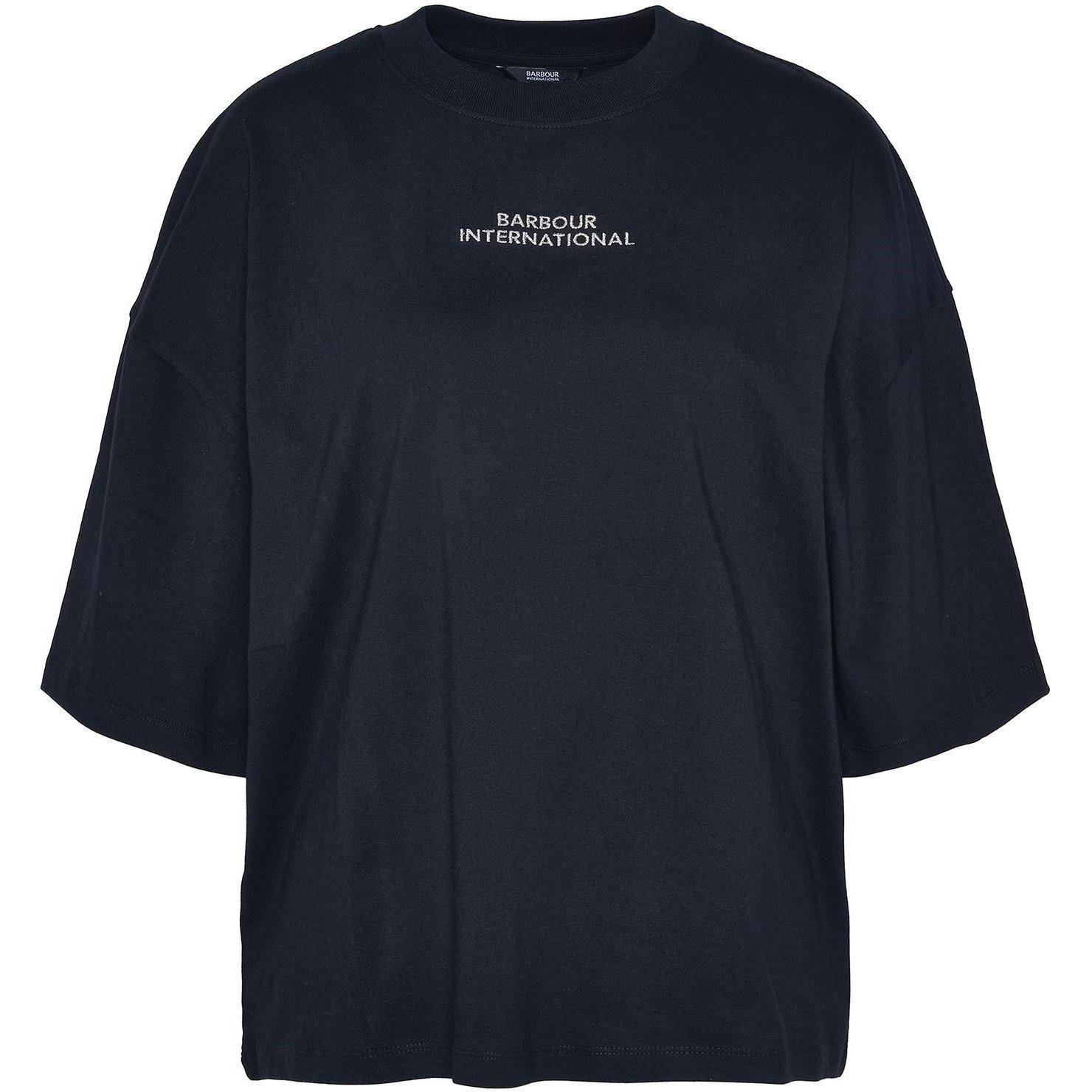 Black - Barbour International - Franchesca Logo T-Shirt - 5
