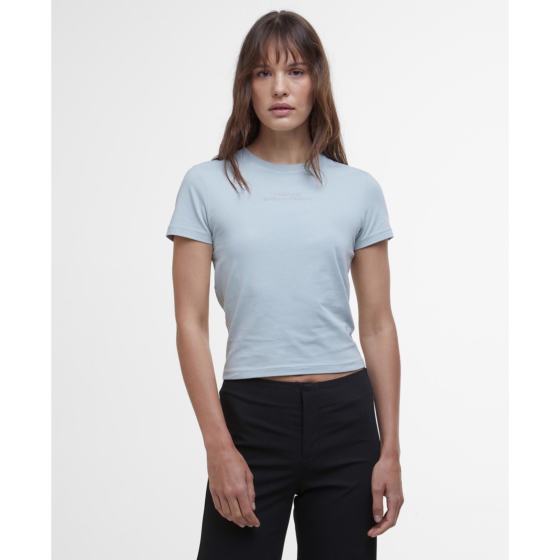 Barbour International Women's Estella T-Shirt - Lt Steel Blue - 8 (XS)