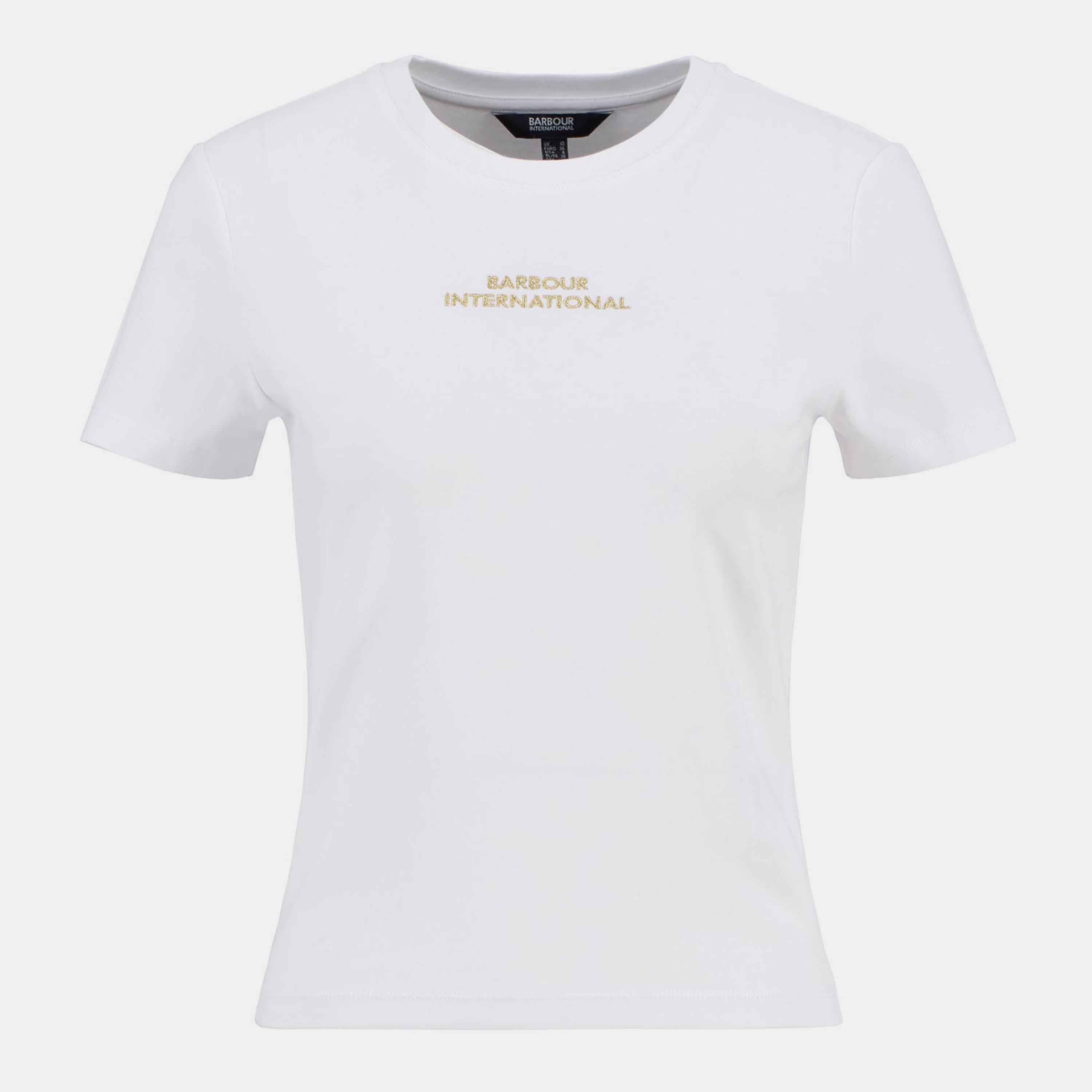 Barbour International Women's Estella T-Shirt - White - 16 (XL)