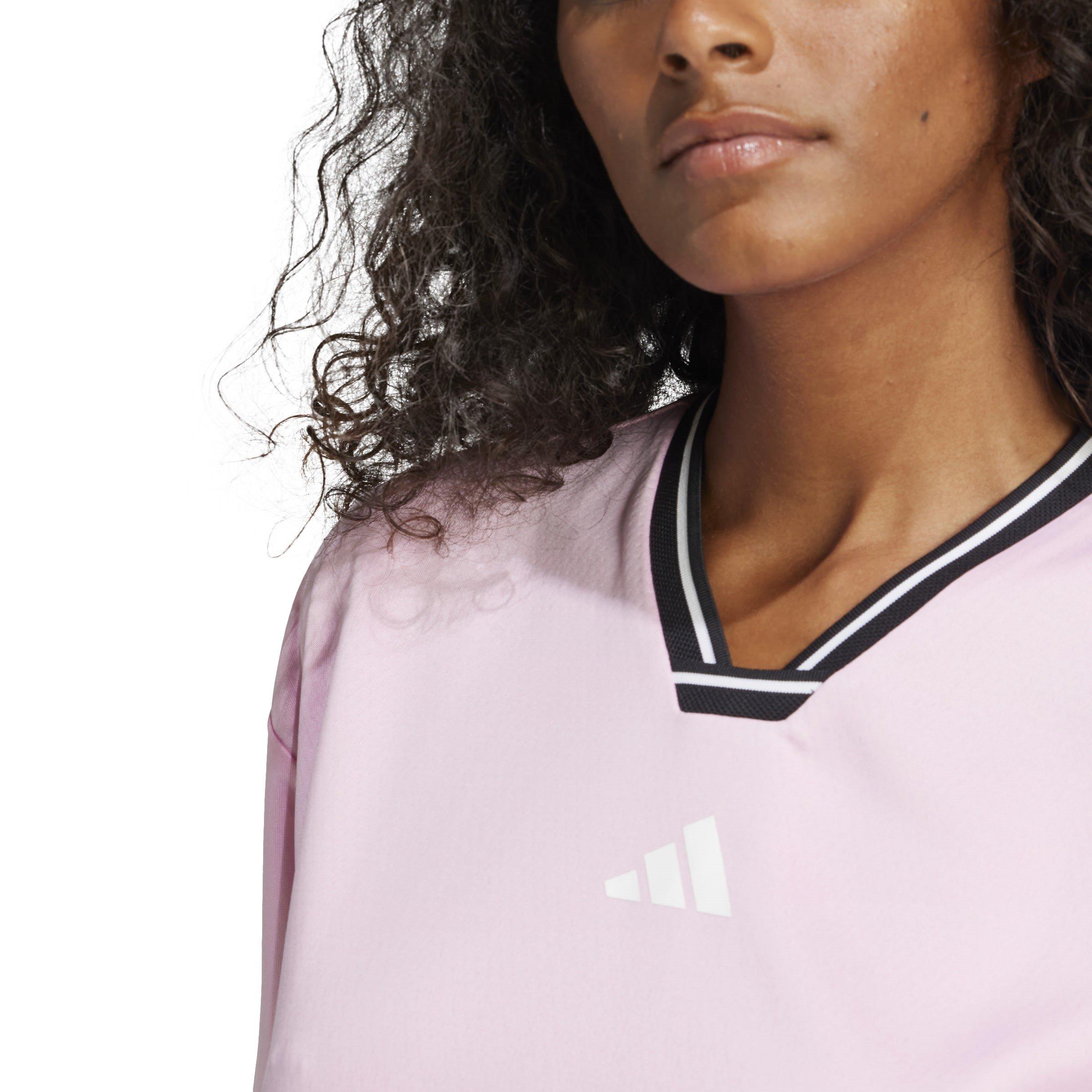 True Pink - adidas - Tiro Cut 3-Stripes Colorblock Boyfriend T-Shirt - 5