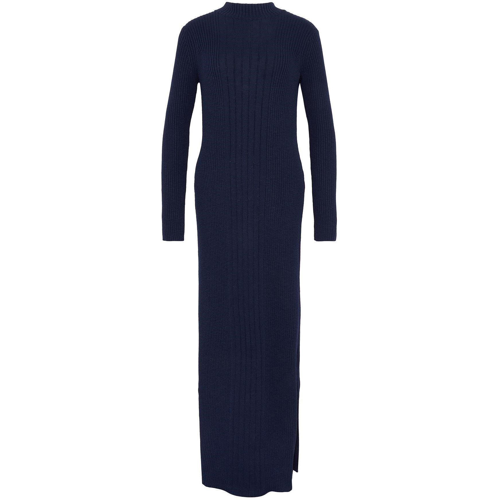 Navy - Barbour - Ingrid Knitted Maxi Dress - 5