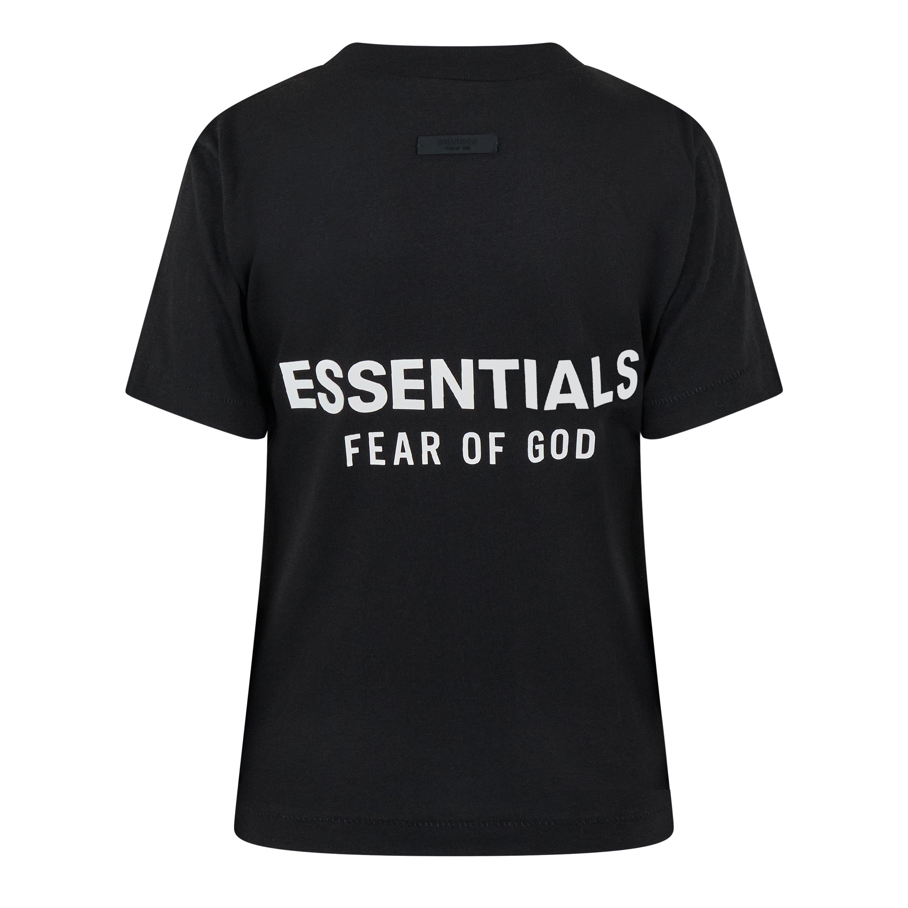 Black - Fear Of God Essentials - Back Logo Tee - 2