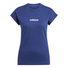 adidas Essentials Linear Cotton T-Shirt Womens