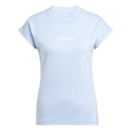 adidas Essentials Linear Cotton T-Shirt Womens