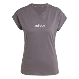 adidas Essentials Linear Cotton T-Shirt Womens