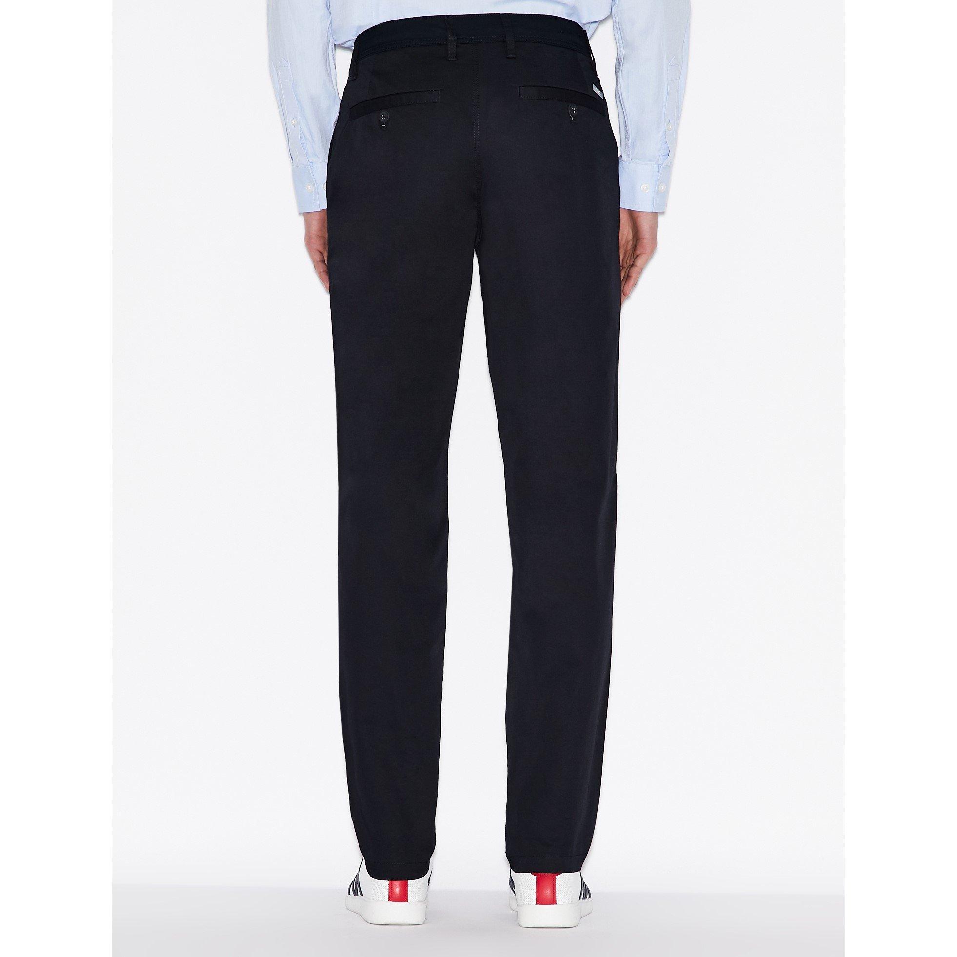 Azul Marinho - Armani Exchange - Men's Wide Leg Trousers - 2