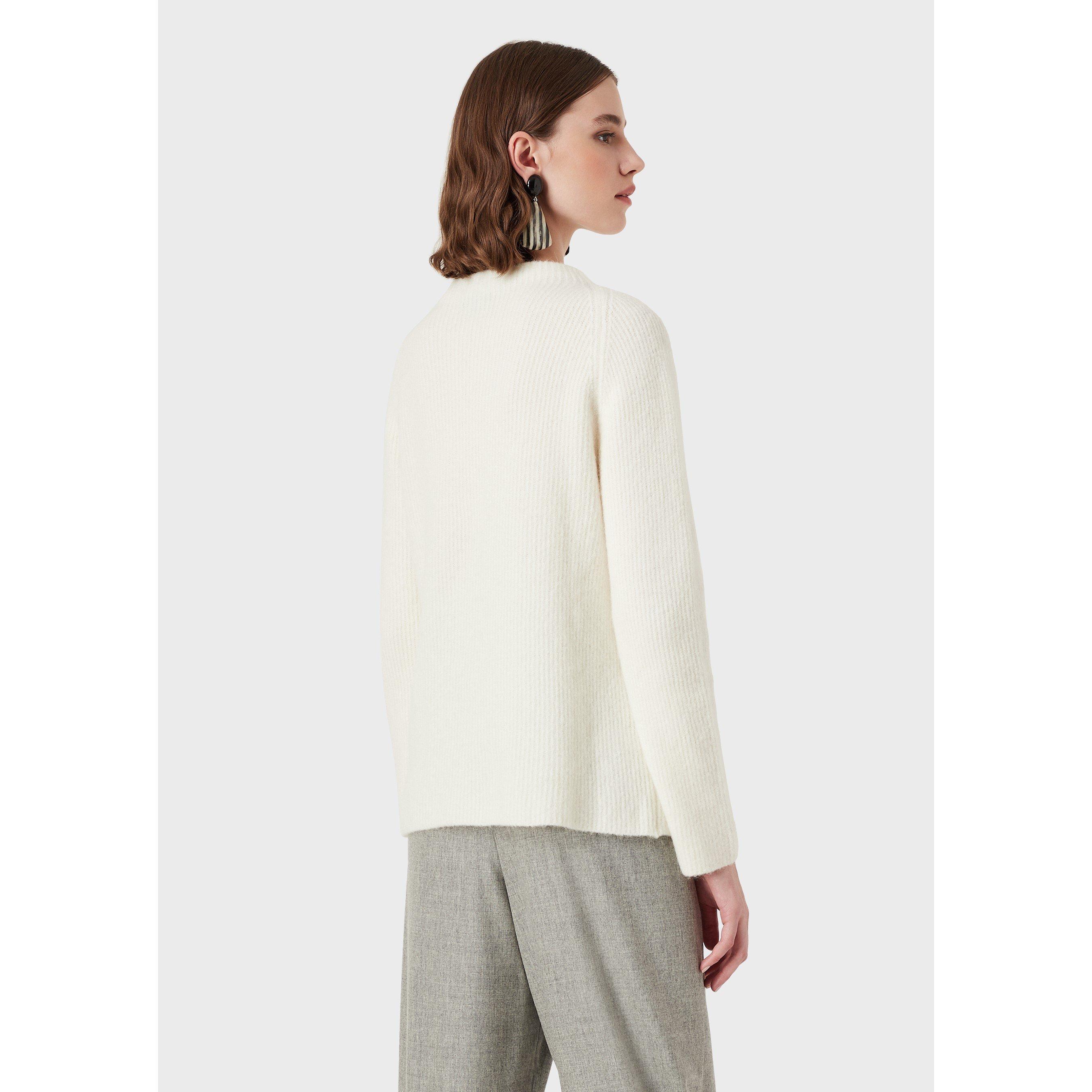 Off White - Emporio Armani - Long Sleeve Knit Jumper - 2