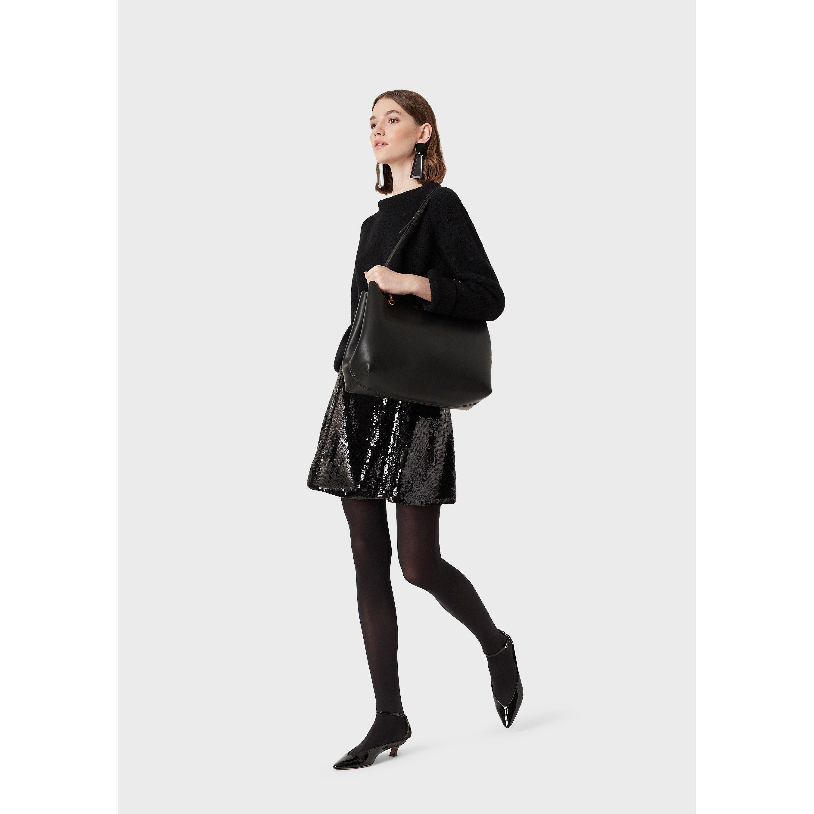 Black - Emporio Armani - Long Sleeve Knit Jumper - 3