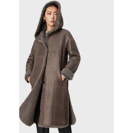 Emporio Armani Hooded Fur Coat