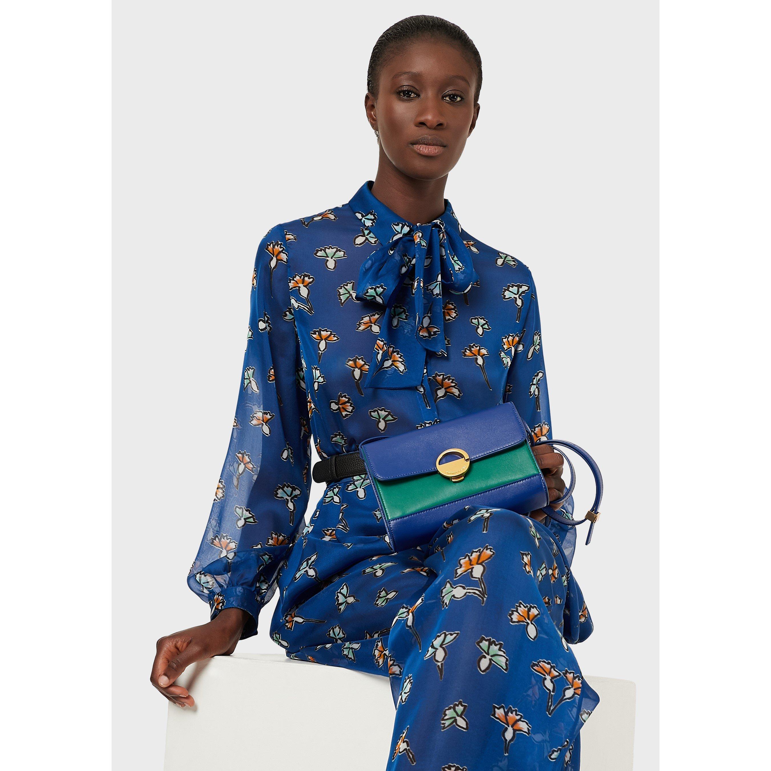 Rylbl Multi - Emporio Armani - Women's Print Wide Leg Trousers - 5