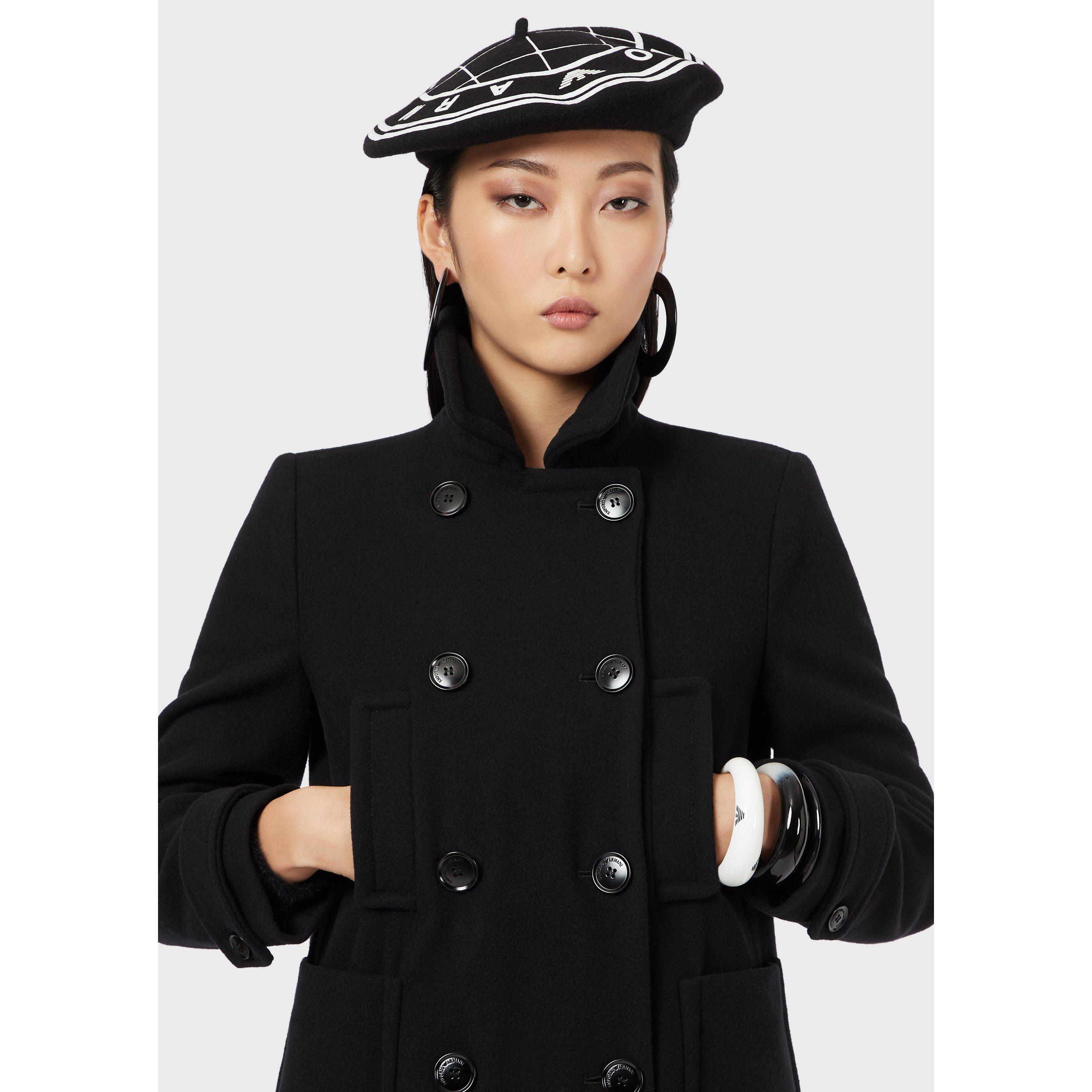 Emporio Armani PepHem Coat Ld99 Duffle Coats USC