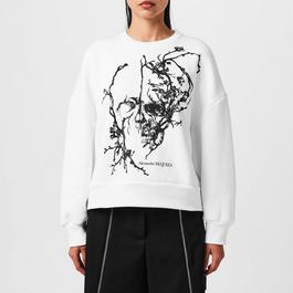 Alexander McQueen Blossom Skull Sweater