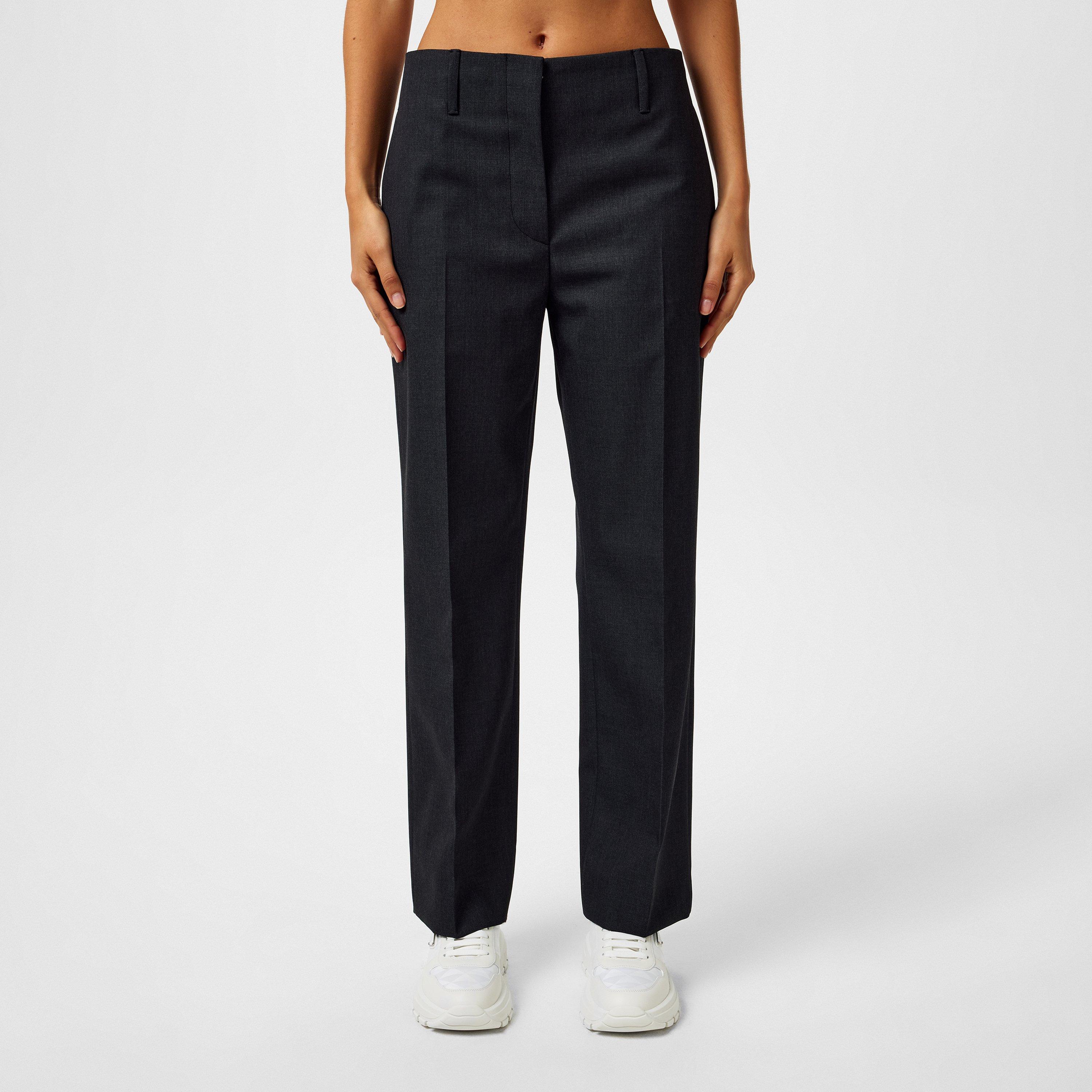 ANTRACITE - Prada - High-Waisted Trousers - 3