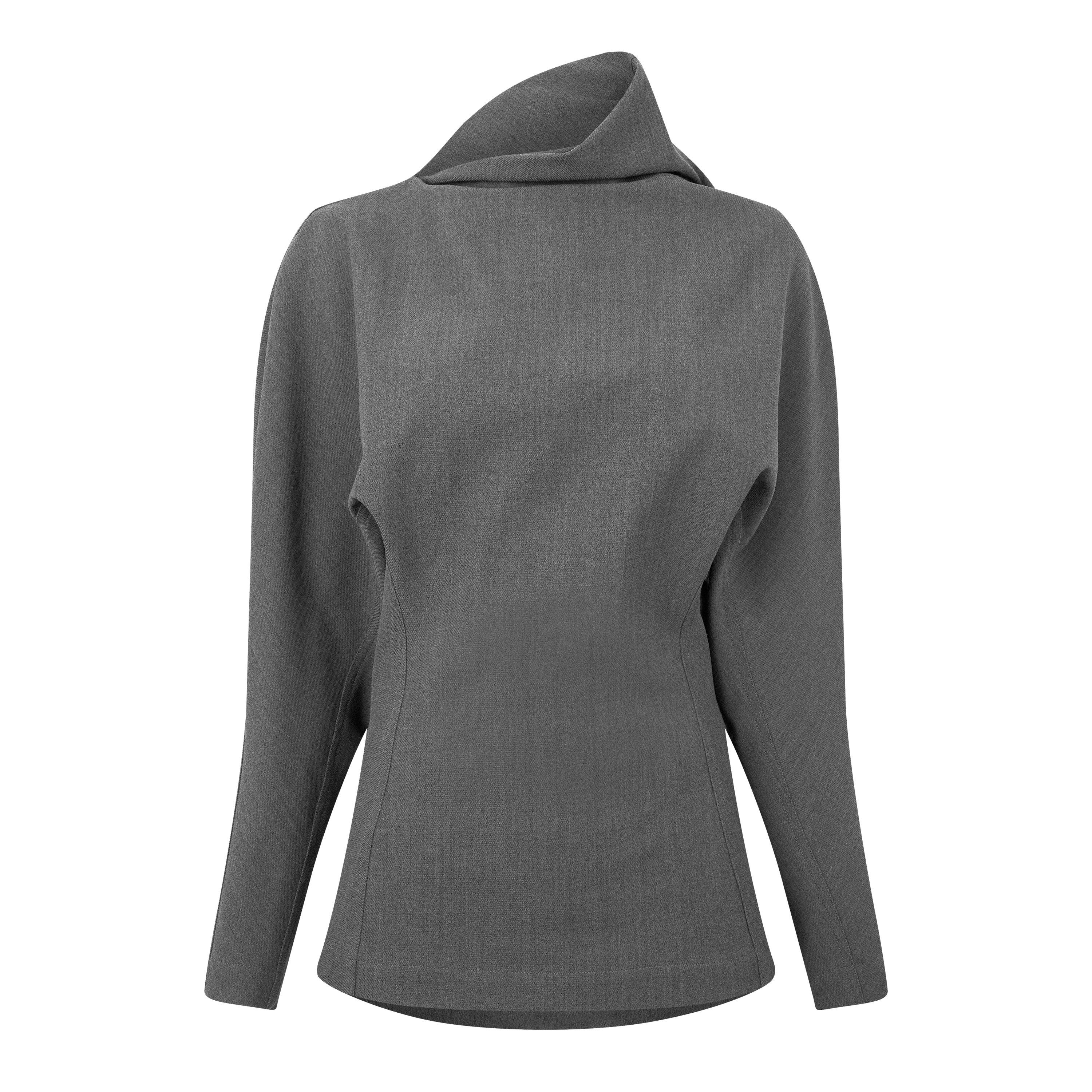 Grey Melange - Bottega Veneta - Light Wool Top - 1