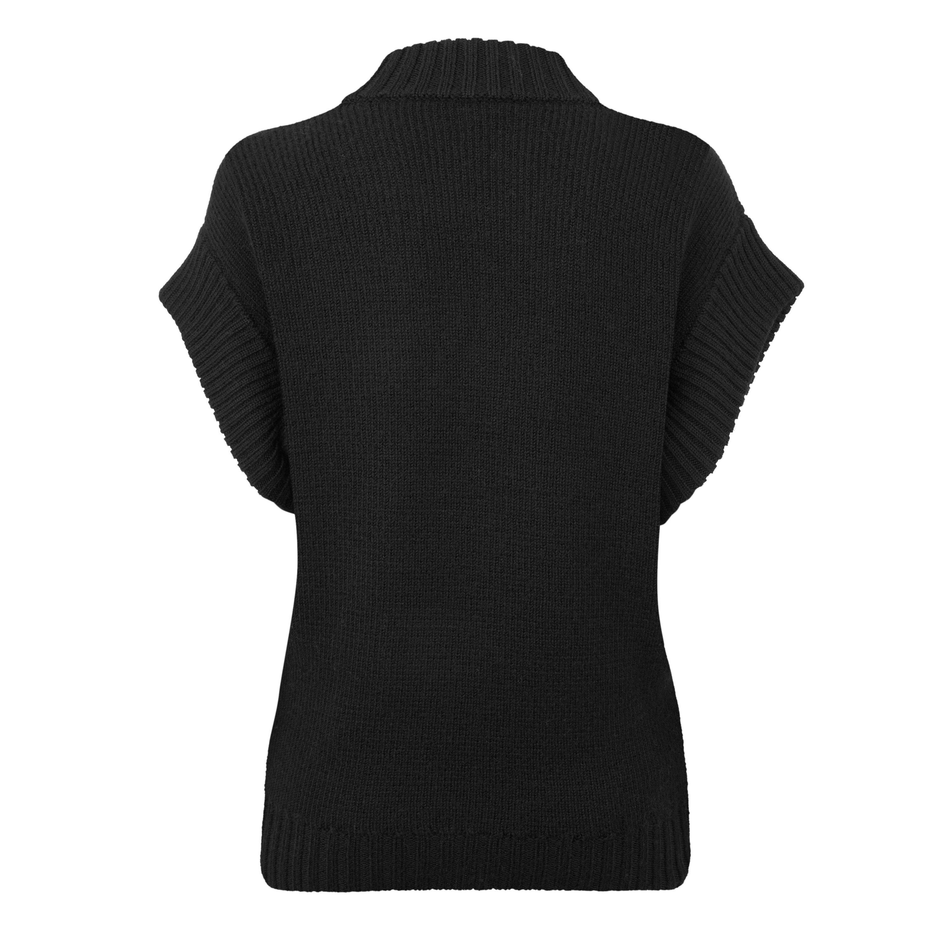 Black - Bottega Veneta - Wool Gilet - 2