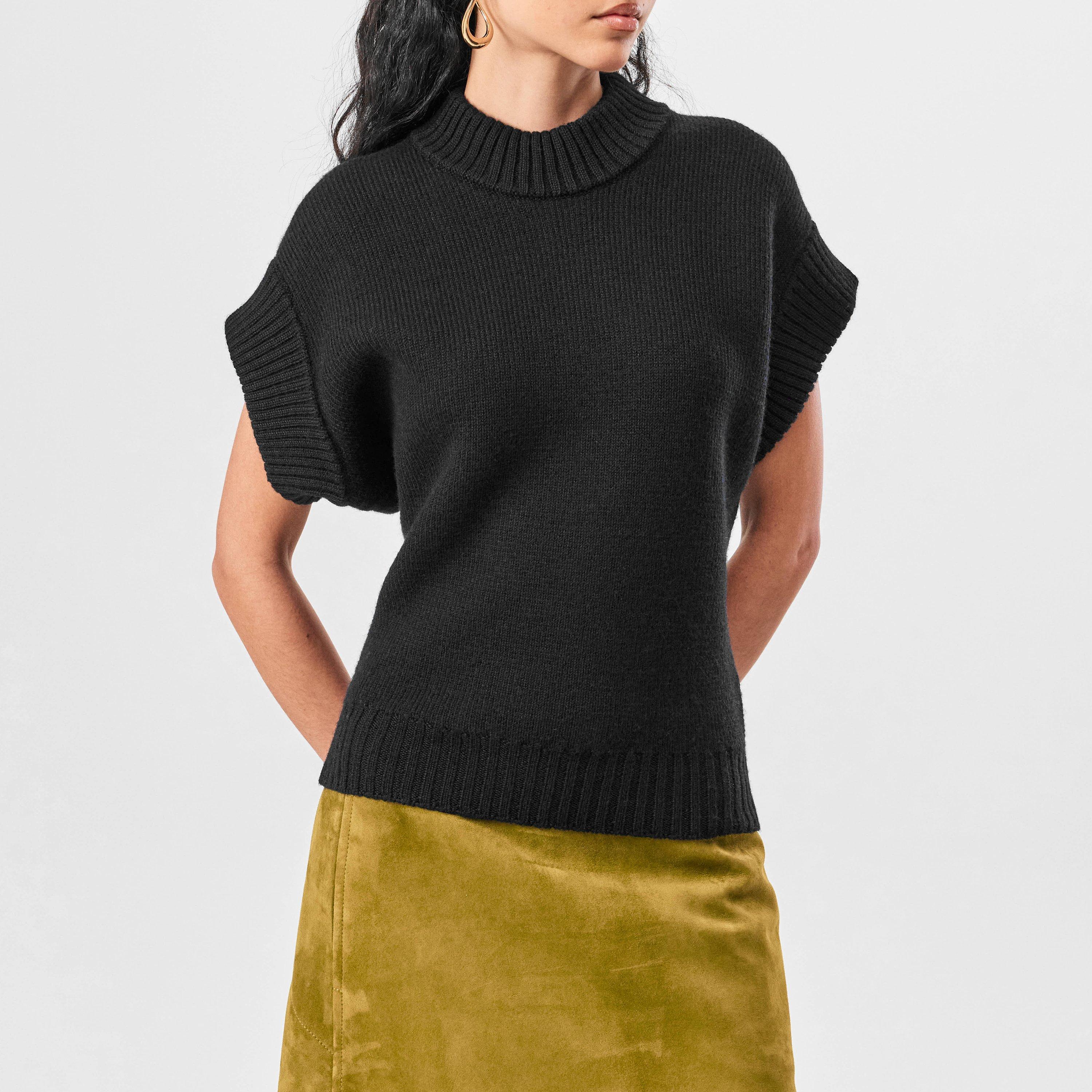 Black - Bottega Veneta - Wool Gilet - 3